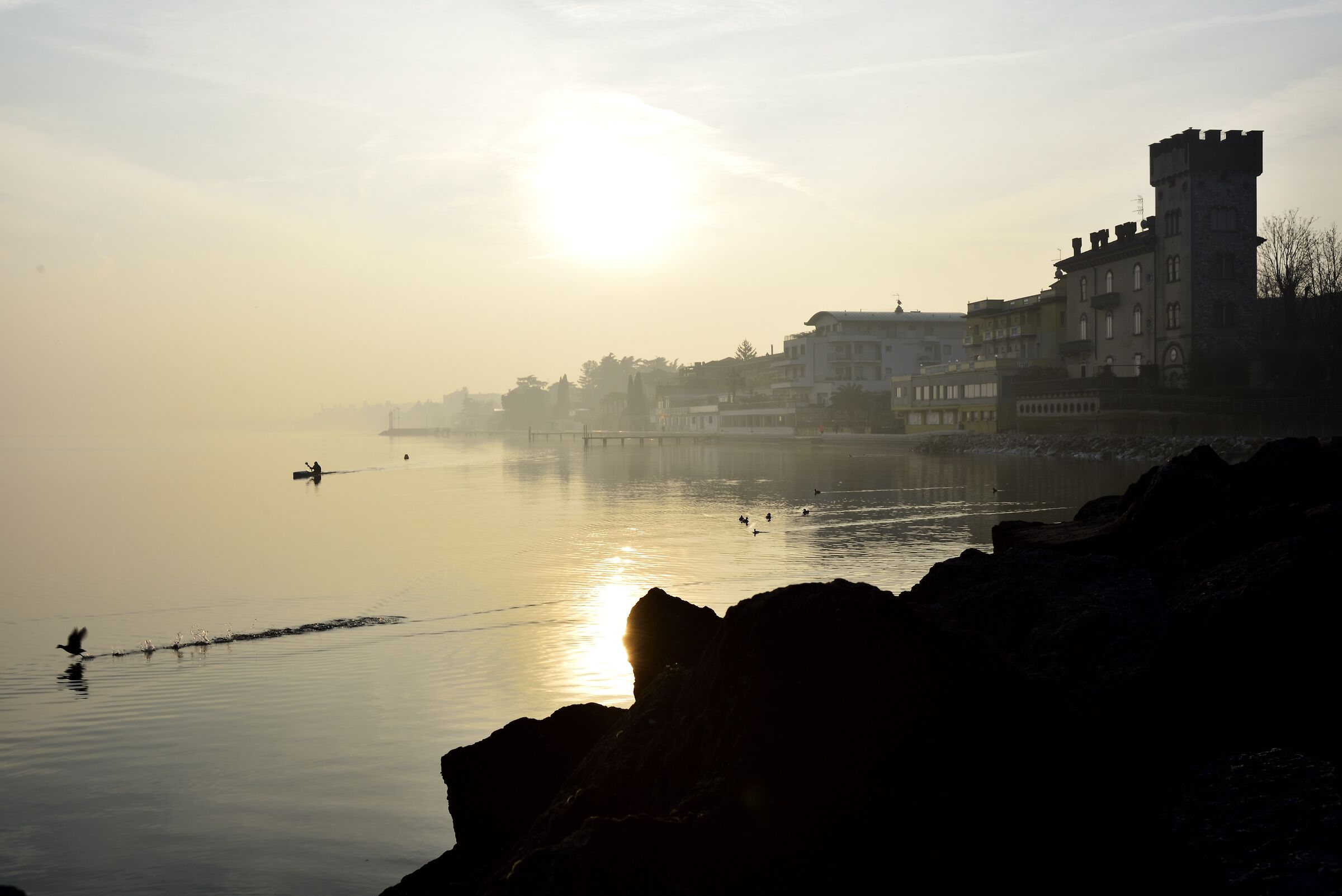canoeist in Desenzano