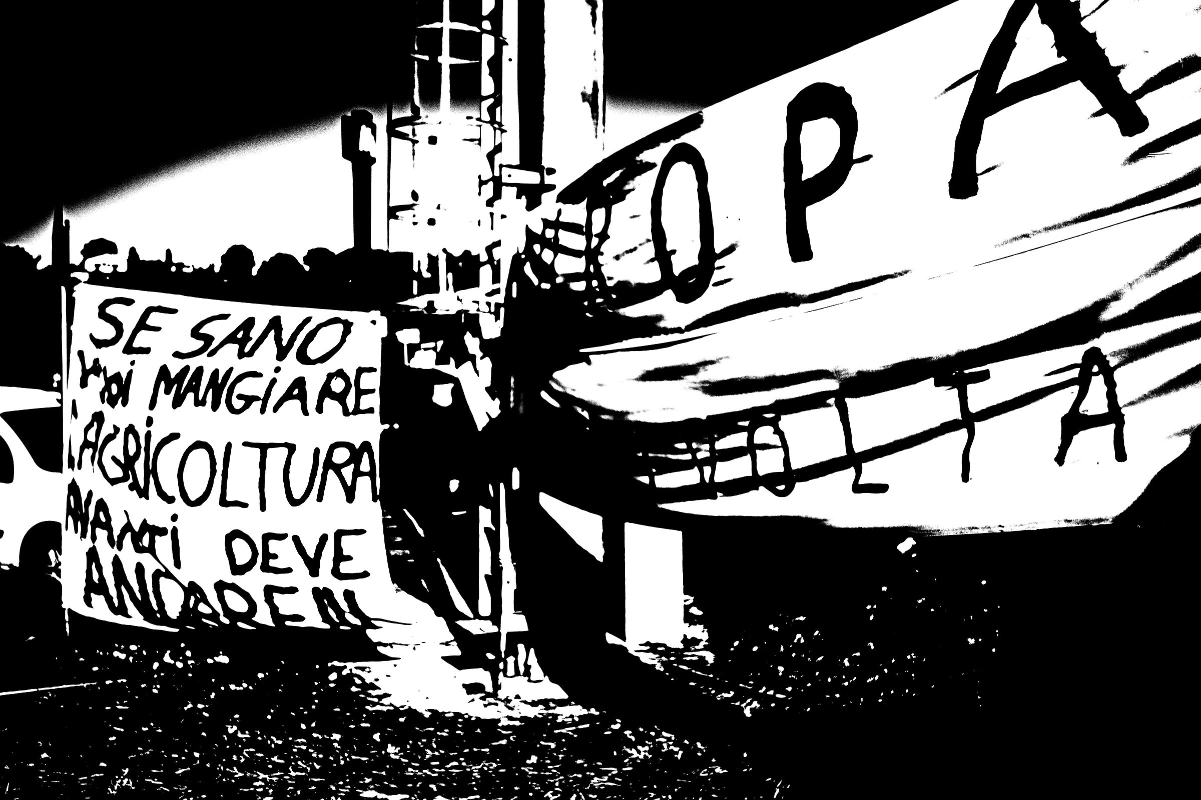 La protesta degli agricoltori