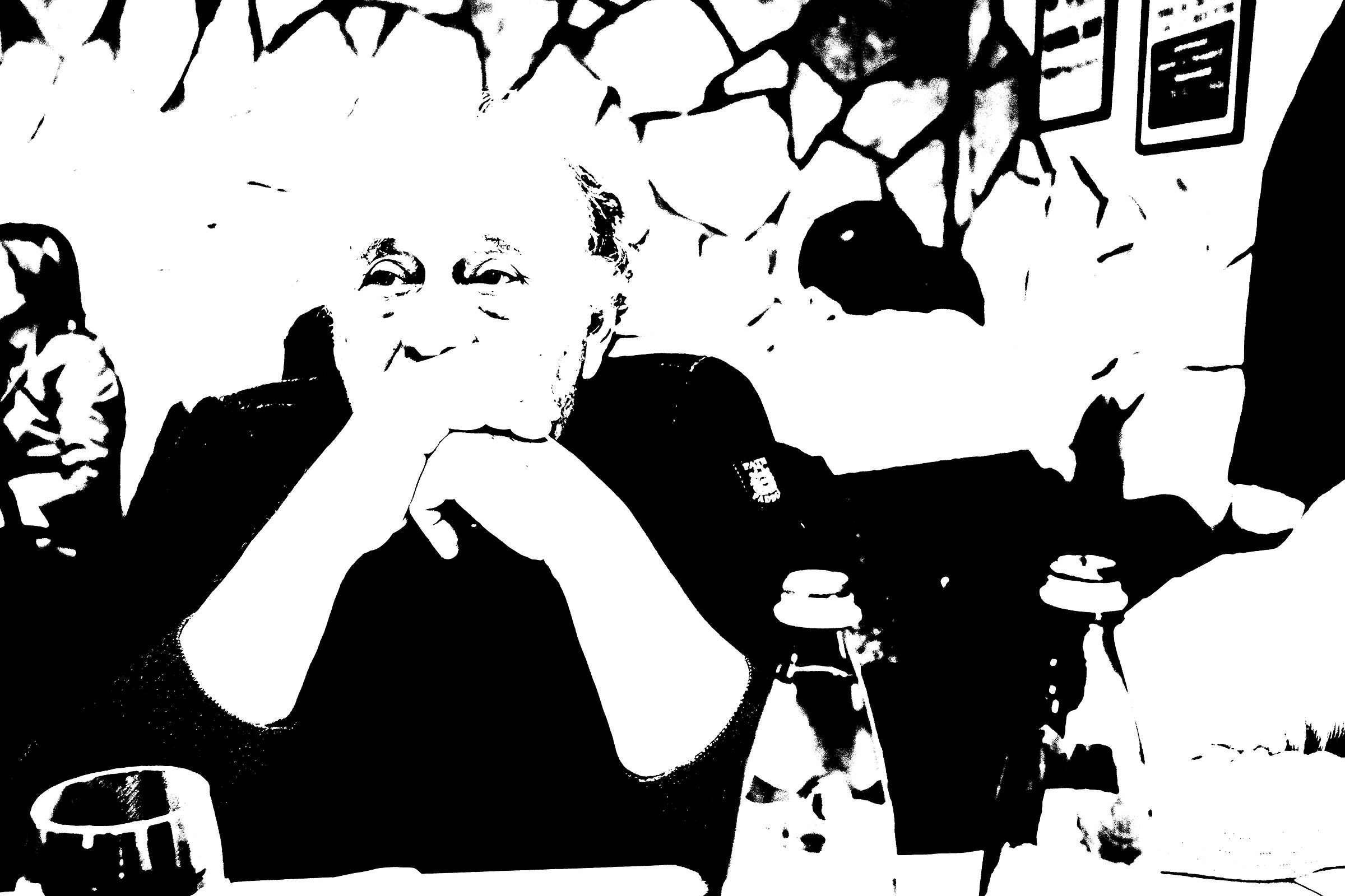 Pausa pranzo dietro ai trattori