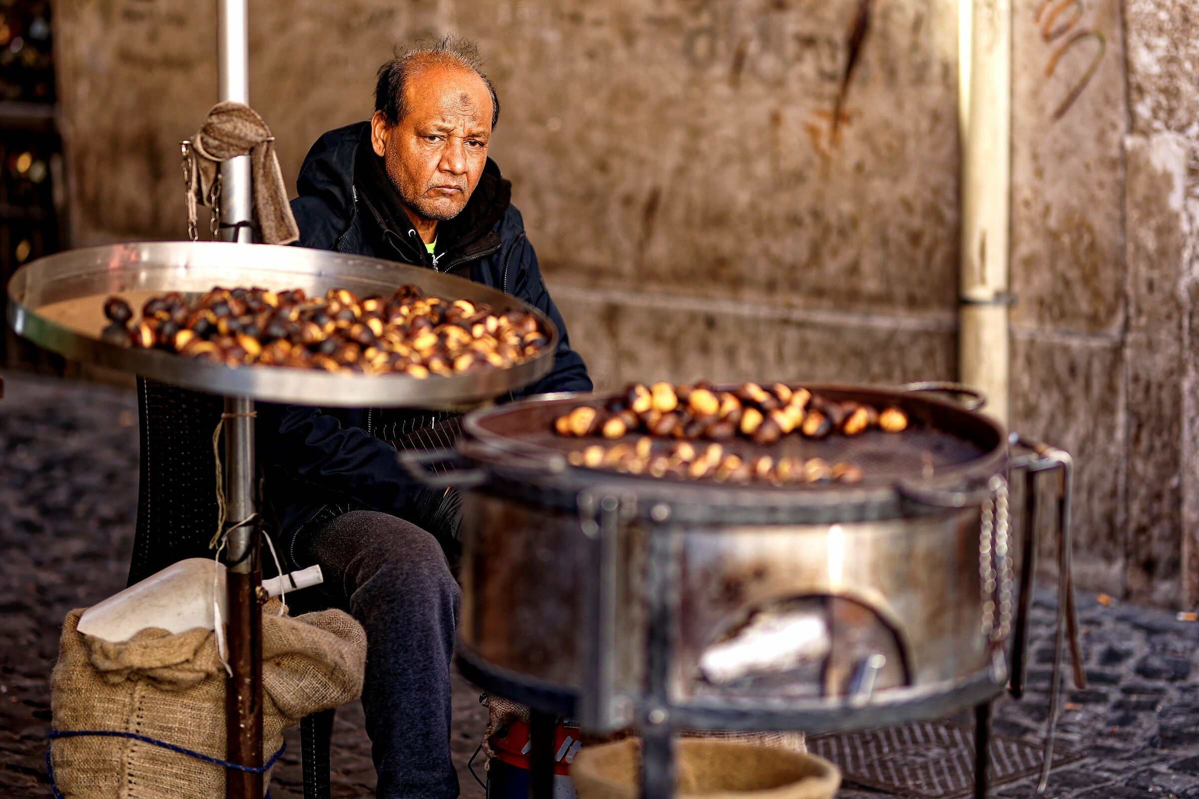 L'uomo delle castagne