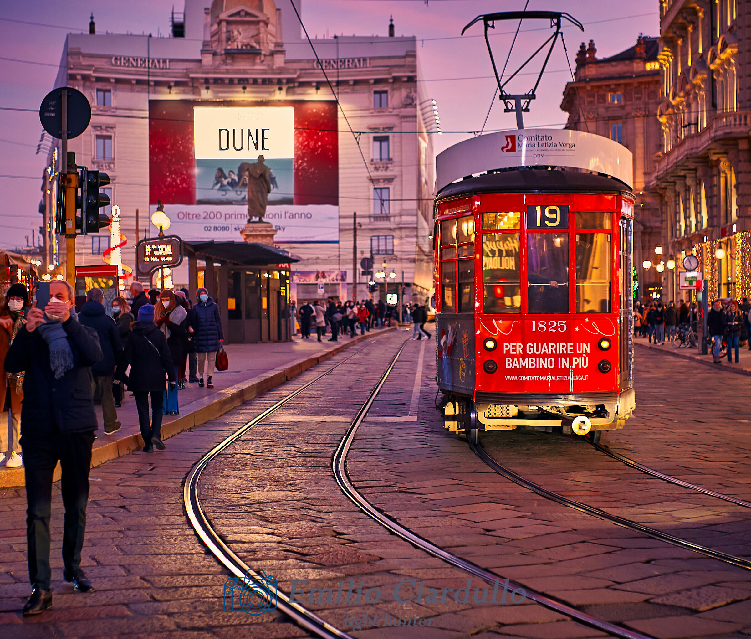 Milano - Tram - Periodo natalizio