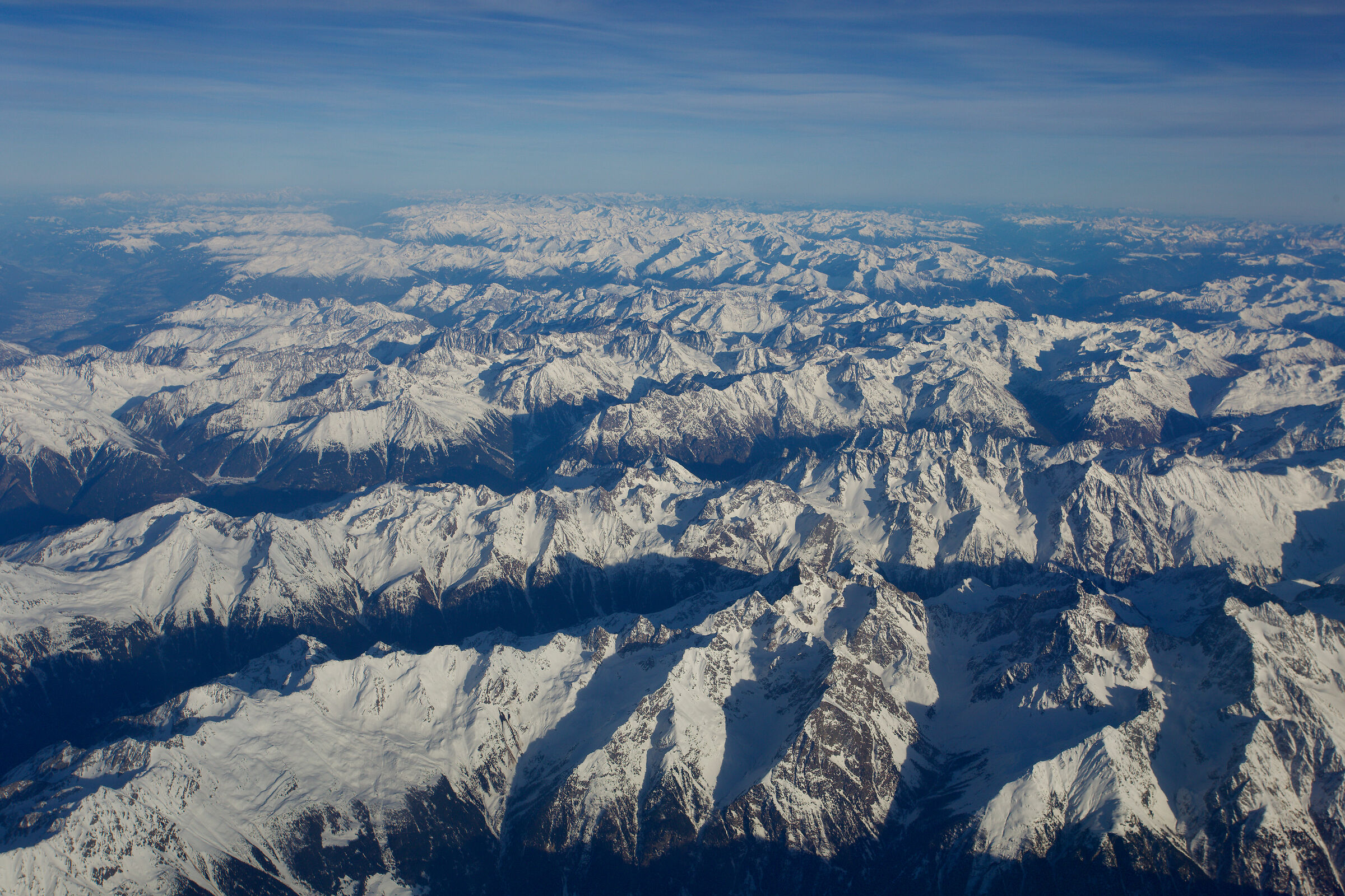 Alpi dal volo Monaco - Catania