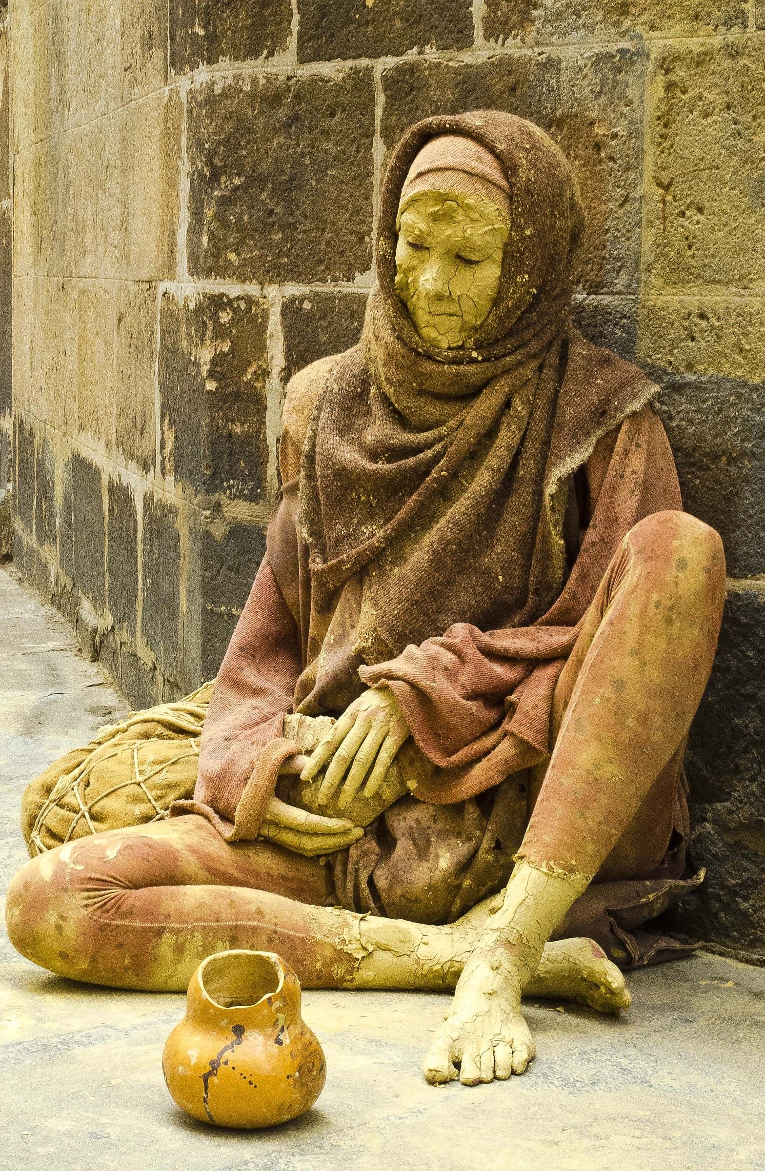 Working on the street