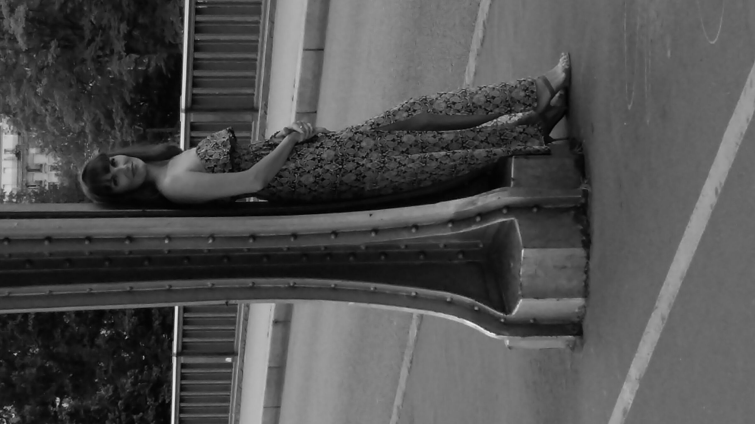 Models in the street in Paris