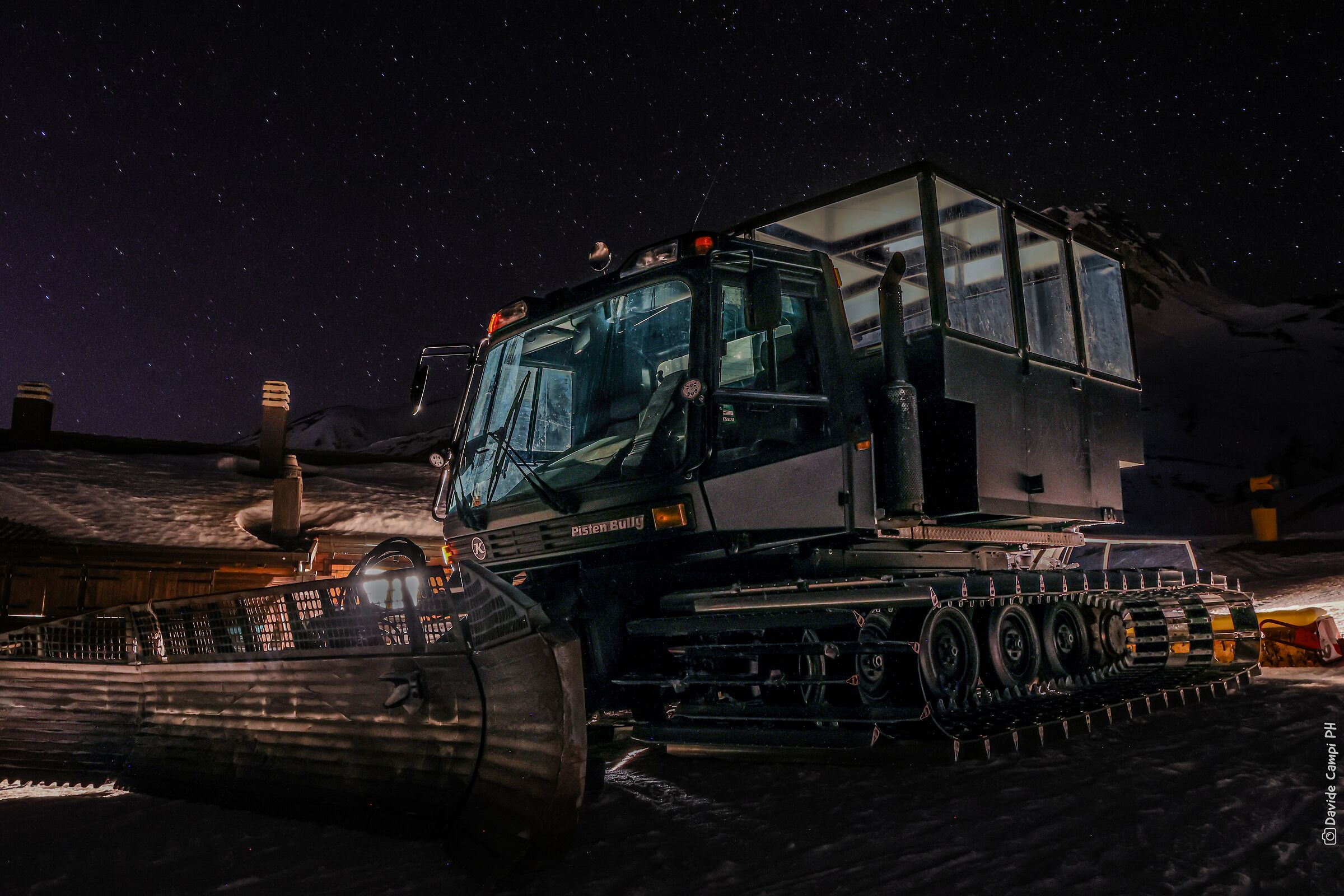 The sky above the Nigritella Refuge