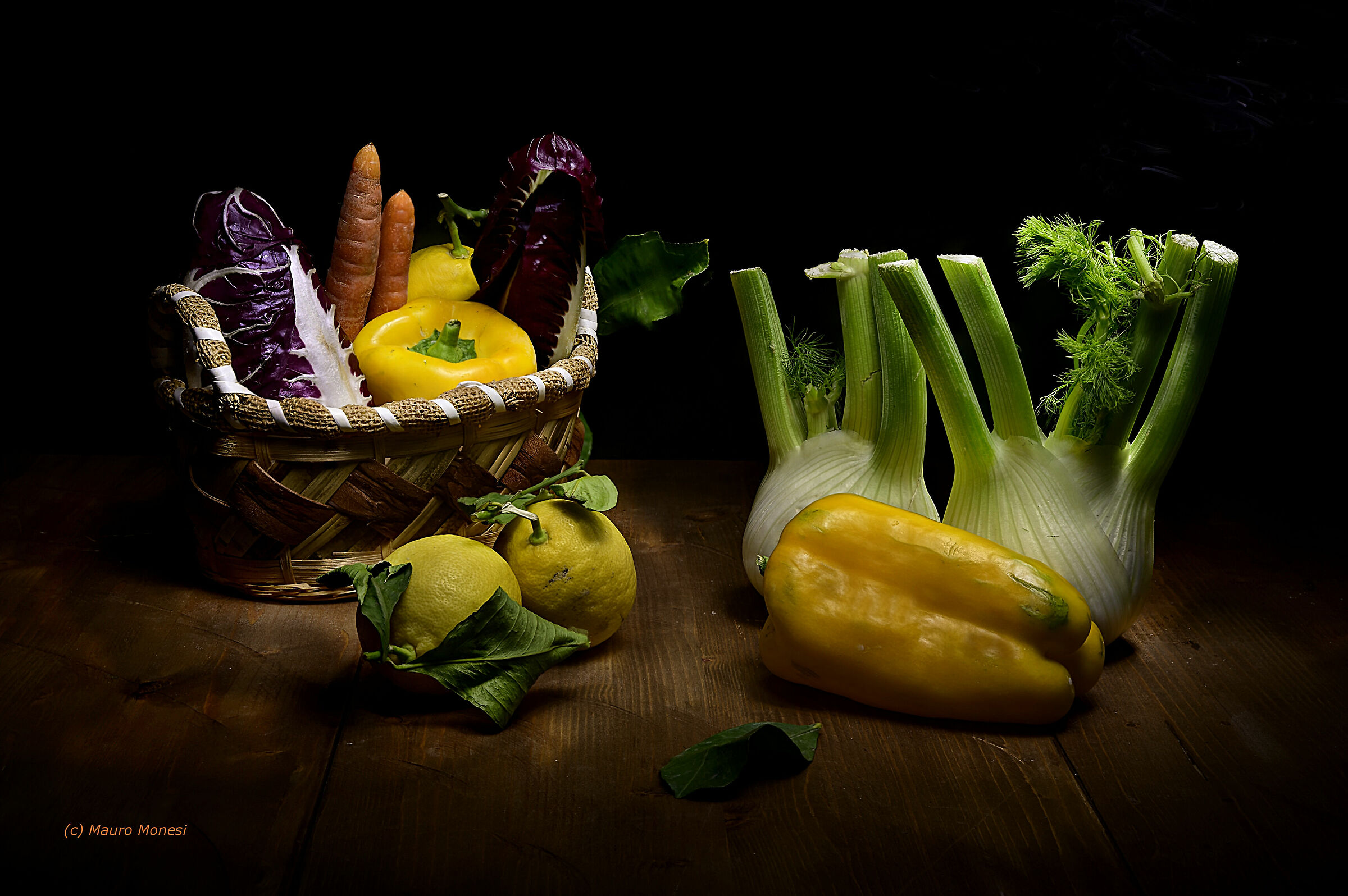 The colours of the vegetable garden