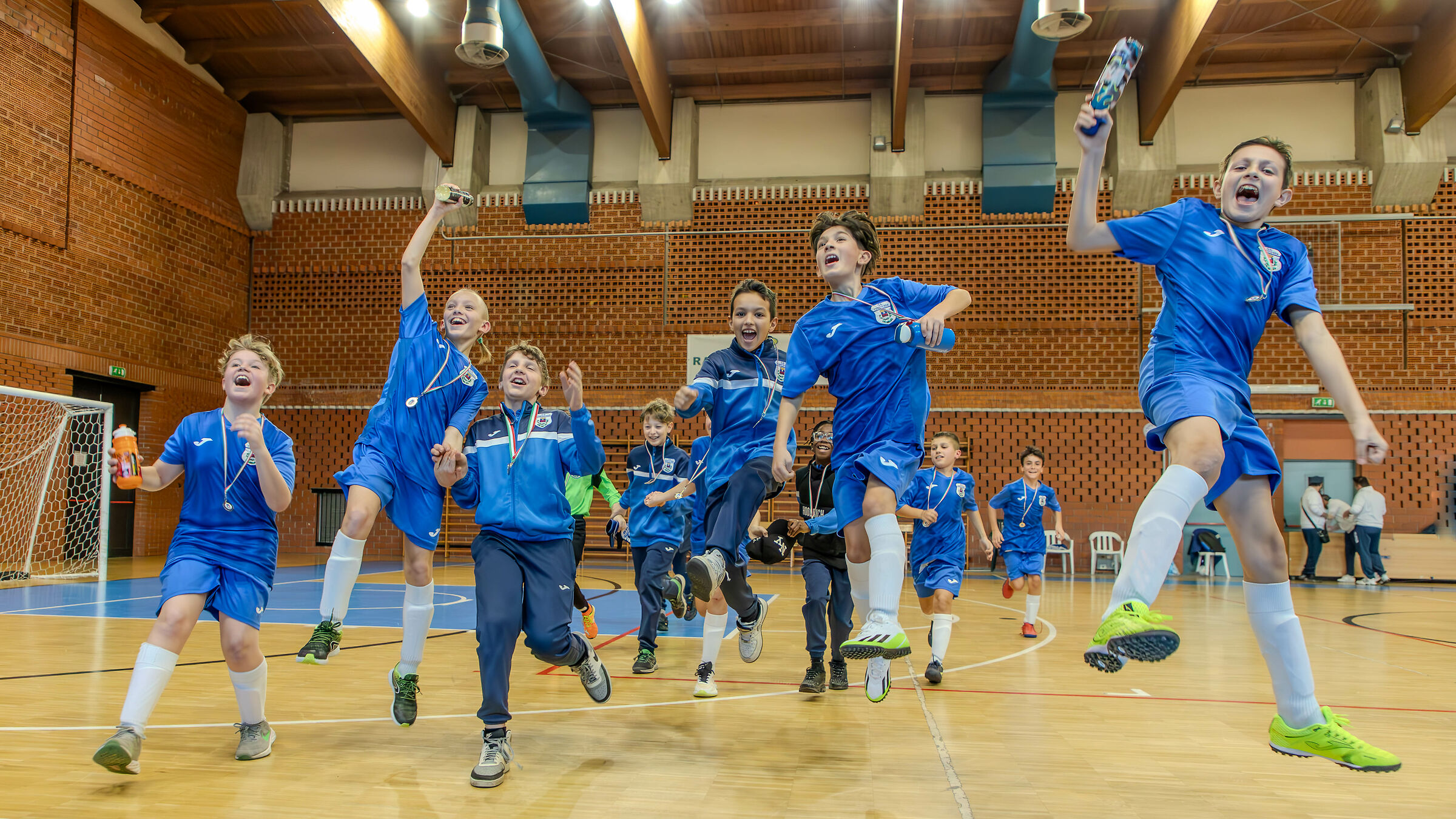 Joy at the final whistle
