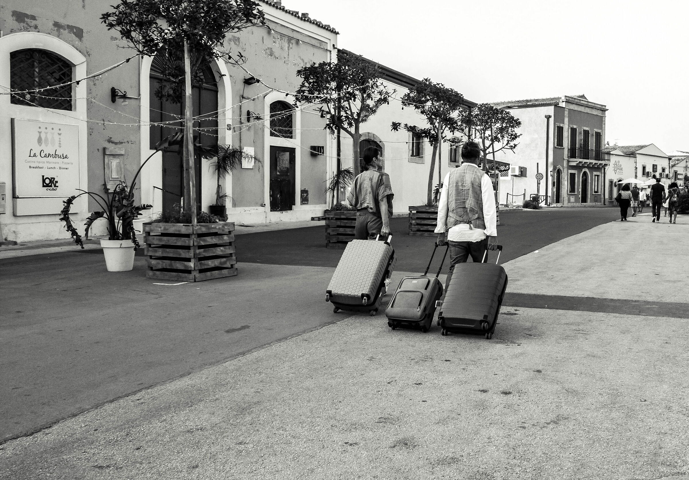 How far in my sandals...