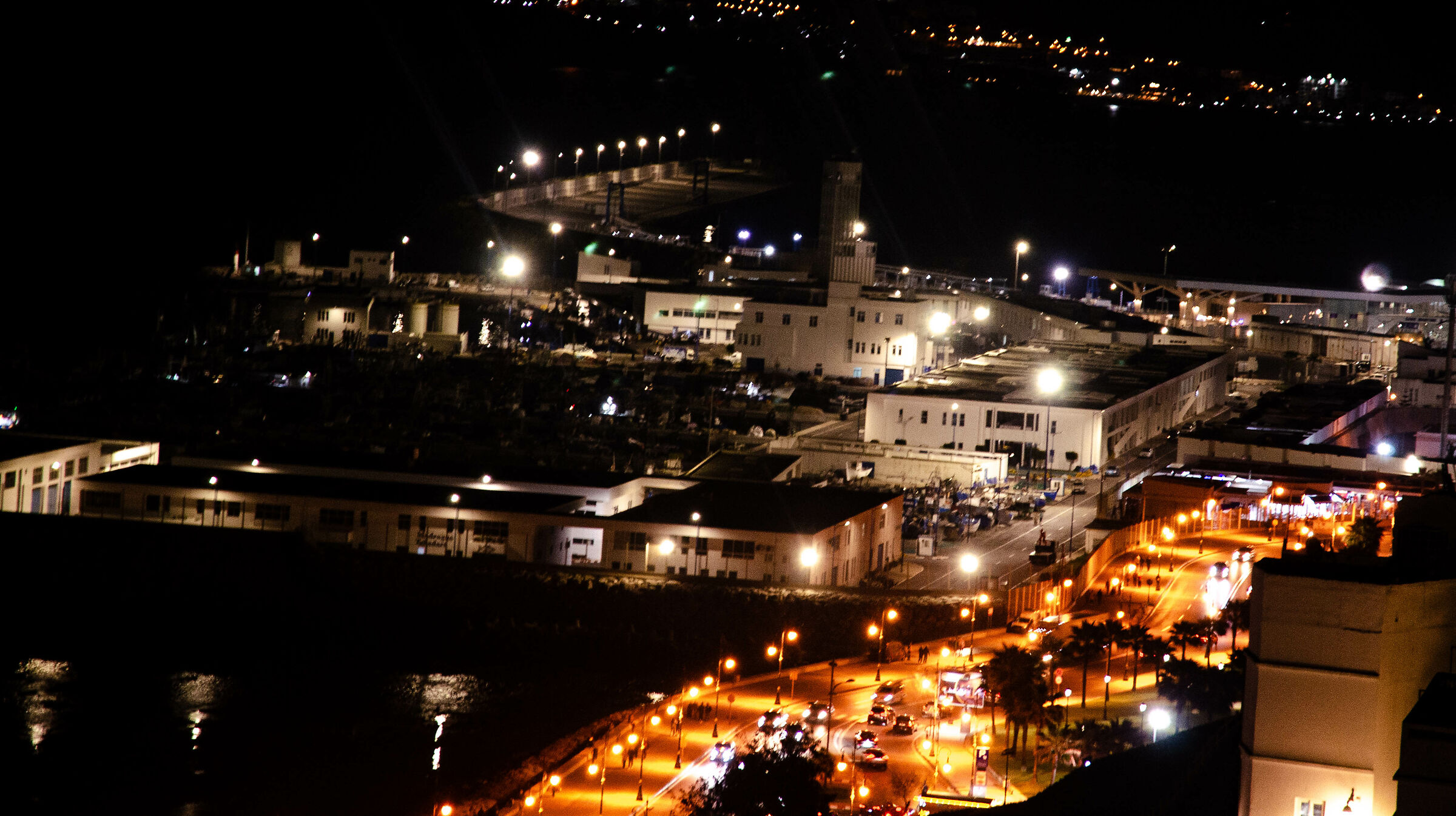 Tangeri (Marocco) di notte