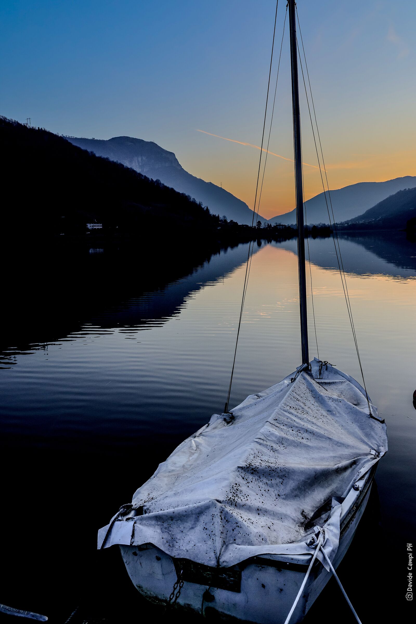 Sunset over Lake Endine