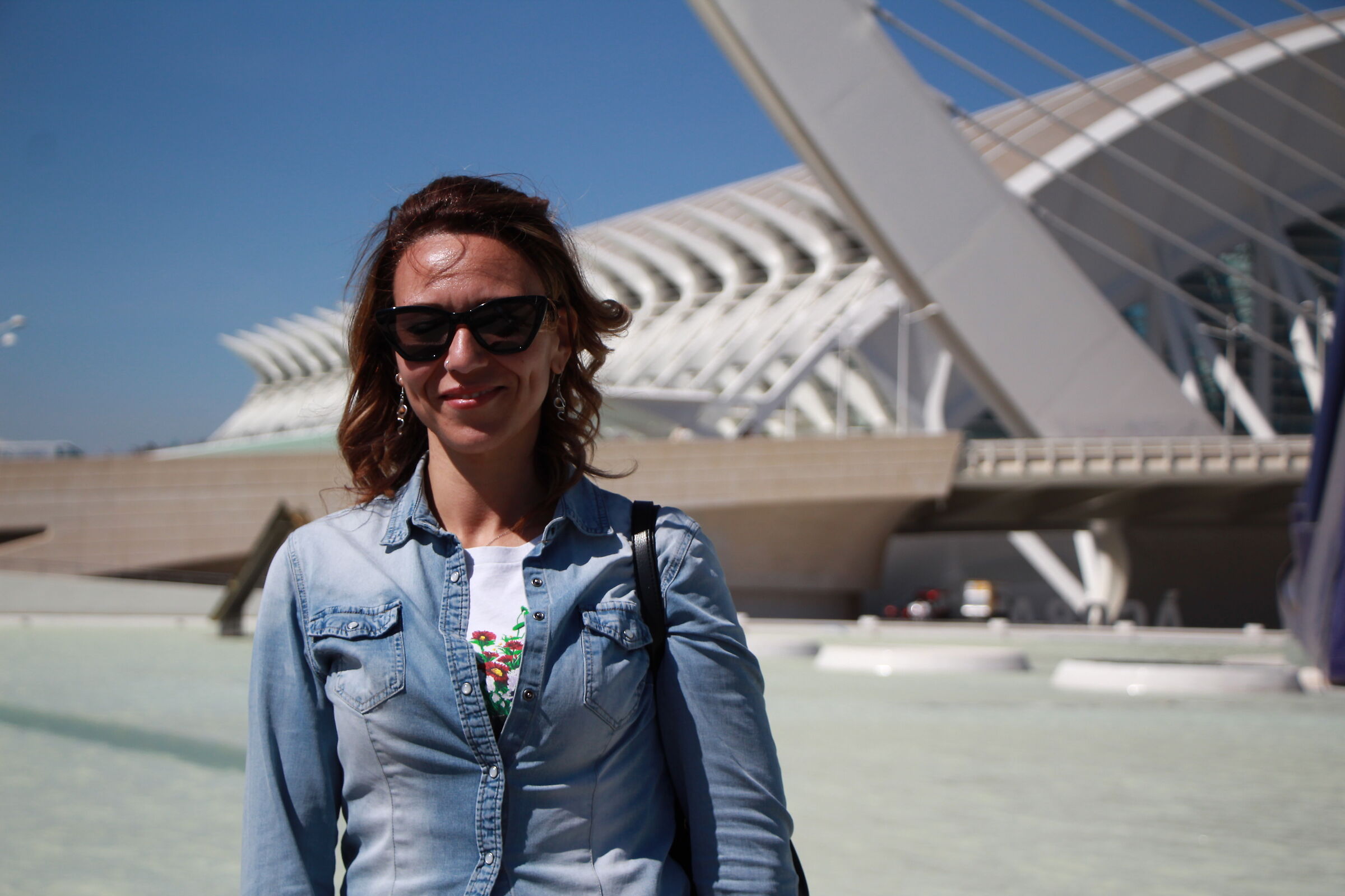 My mom in Valencia