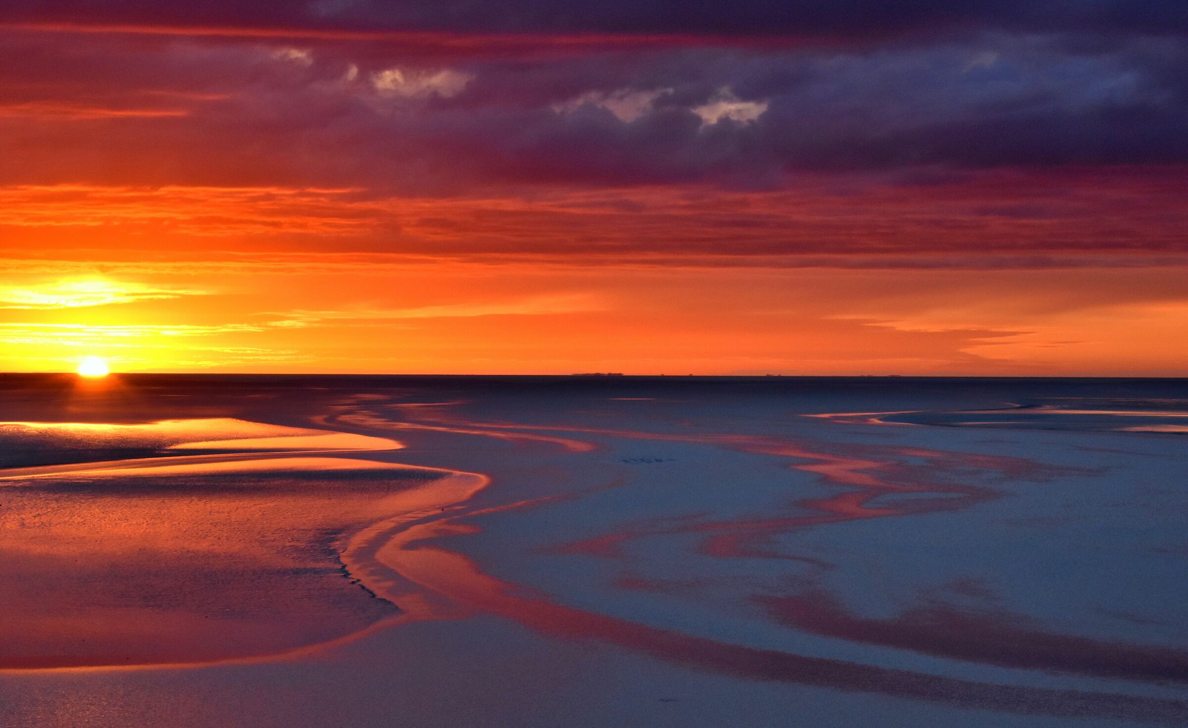 Tramonto Mont Saint Michel