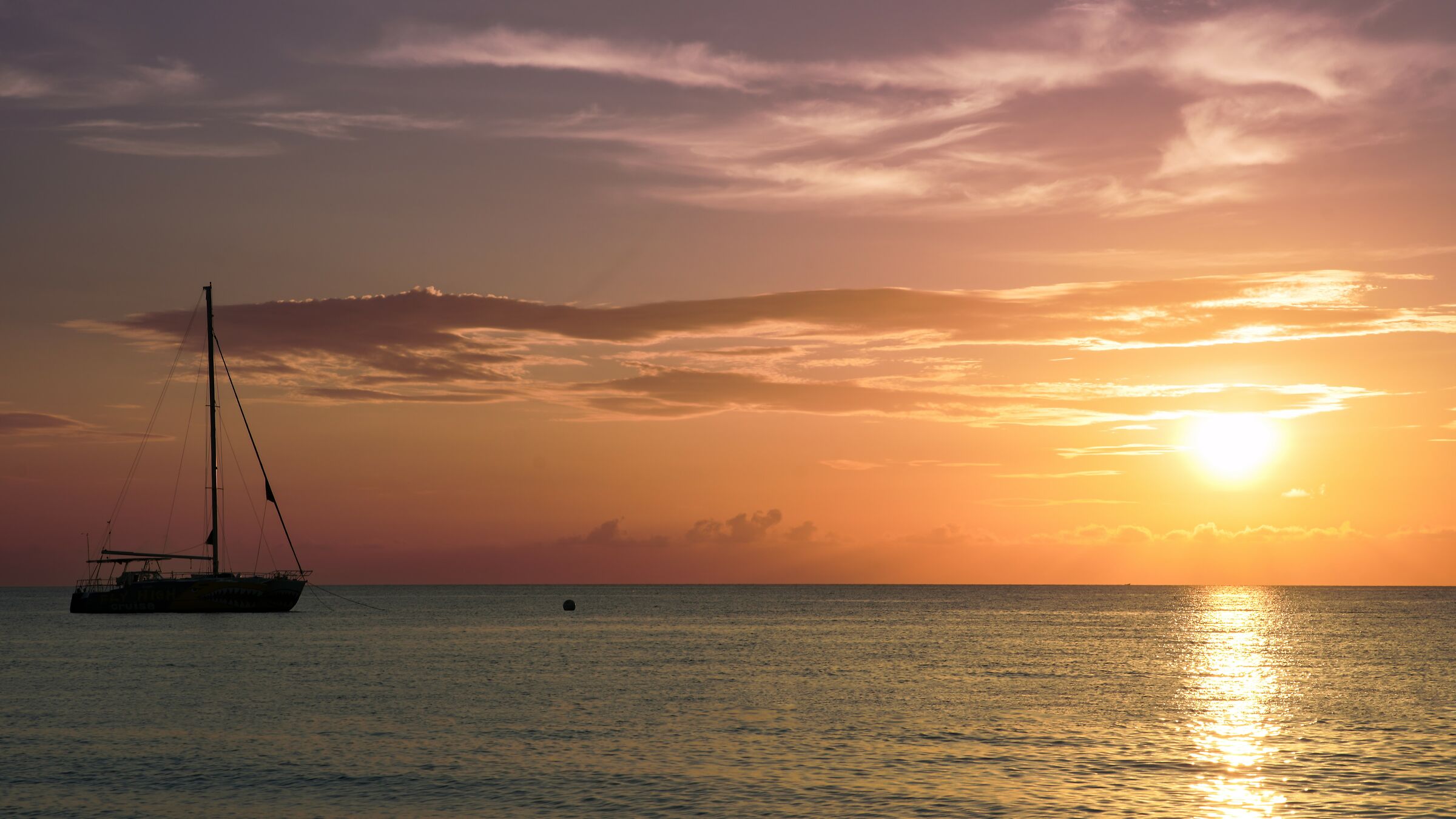 Seven Miles Beach Sunset