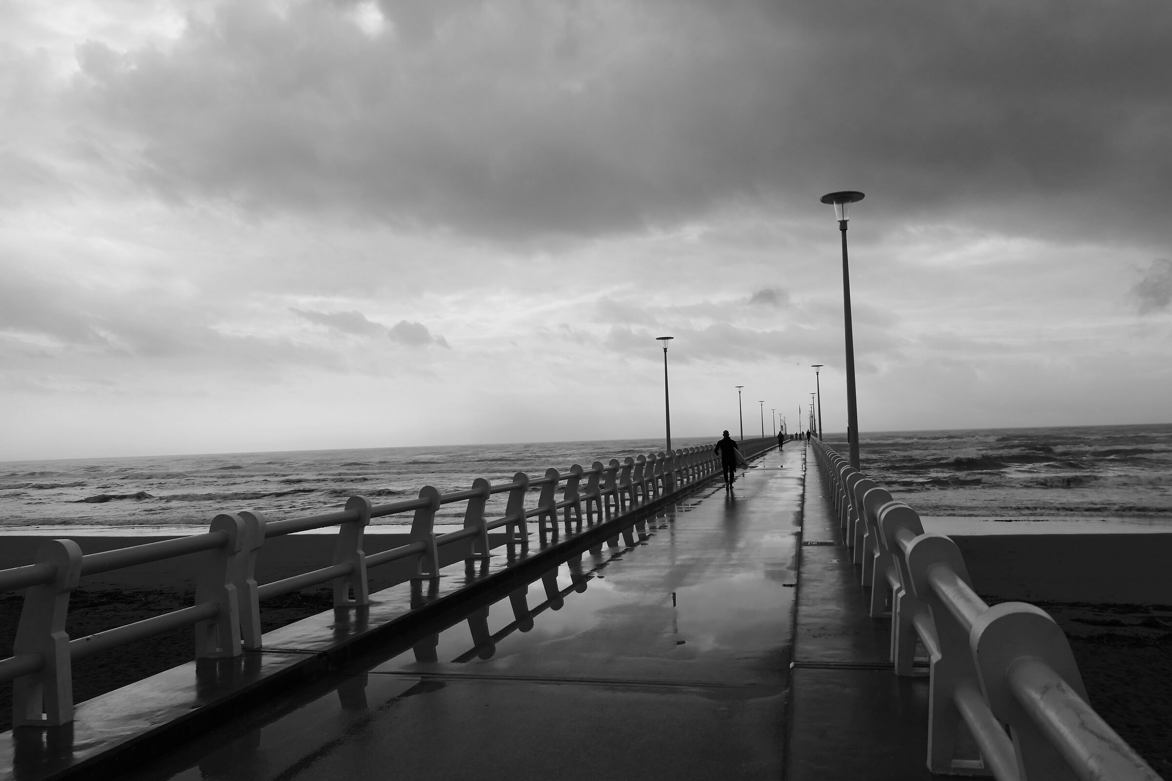 The sea in winter