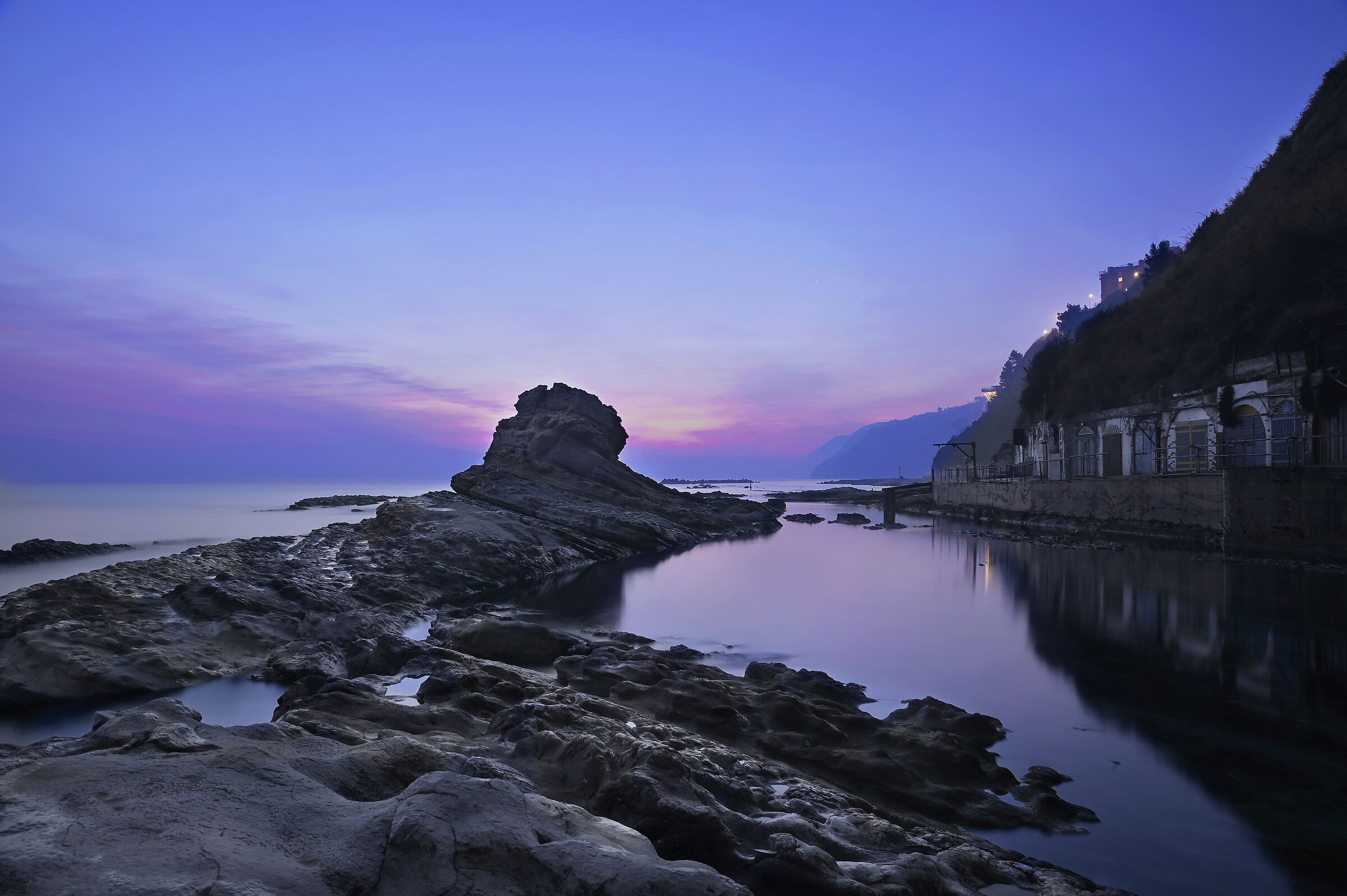 Sunrise at the caves.