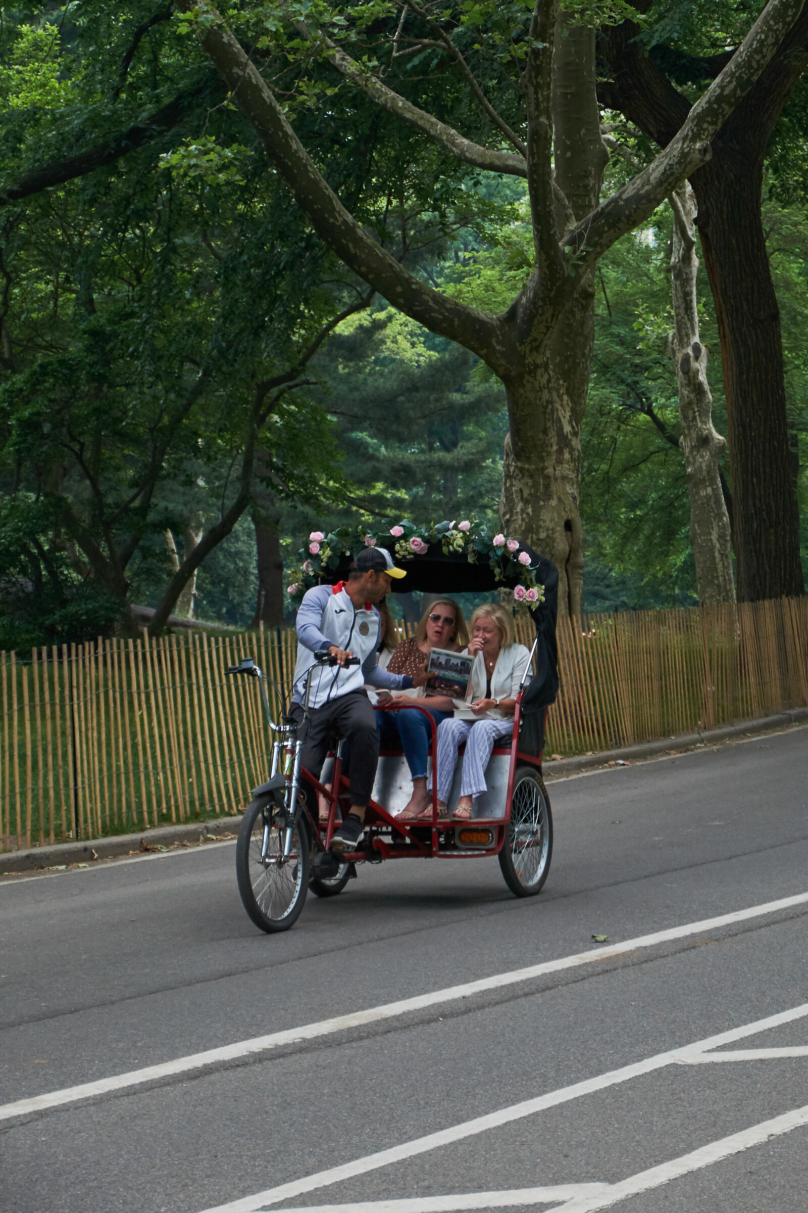Tour in central park