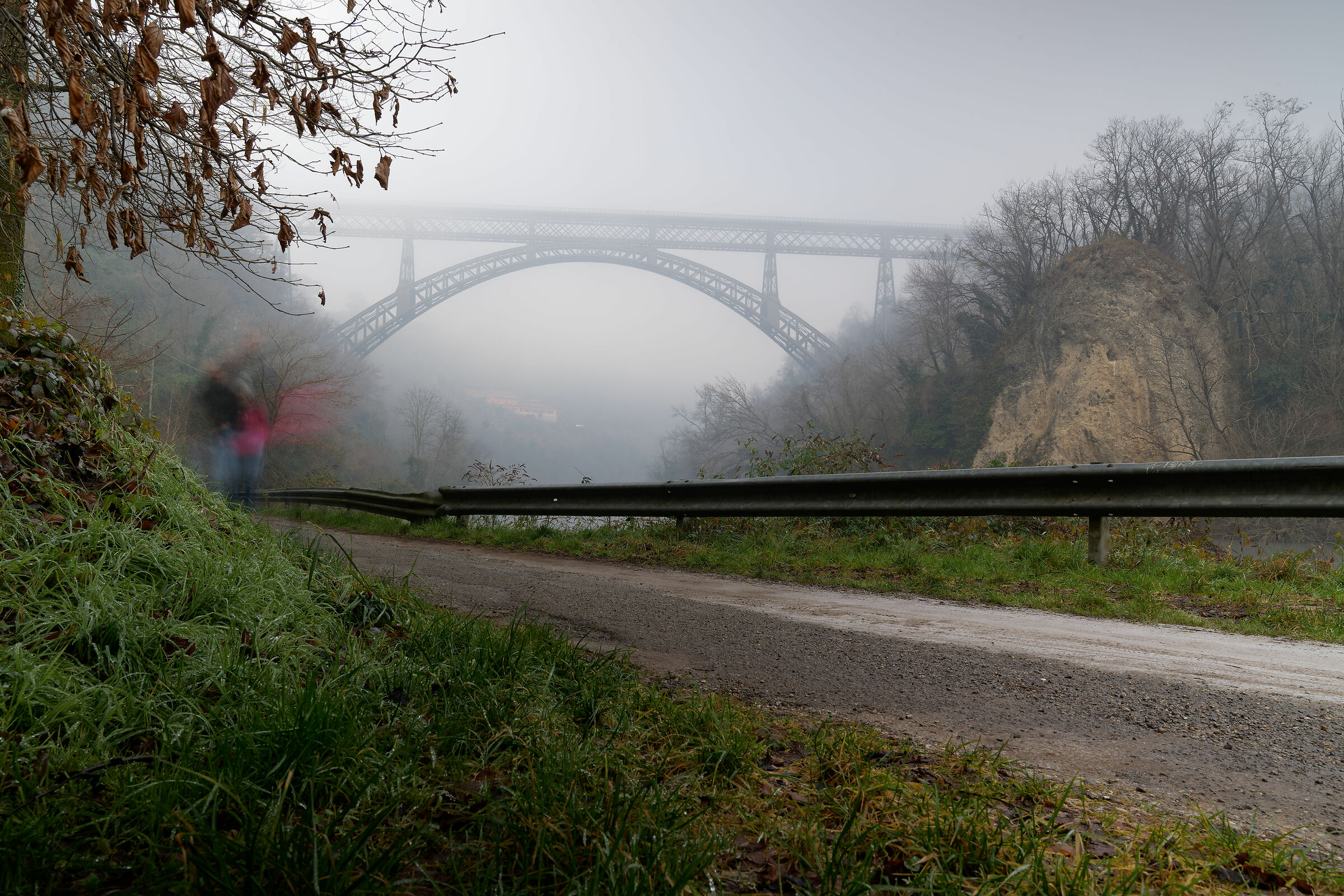 Paderno d'Adda bridge on the soon...