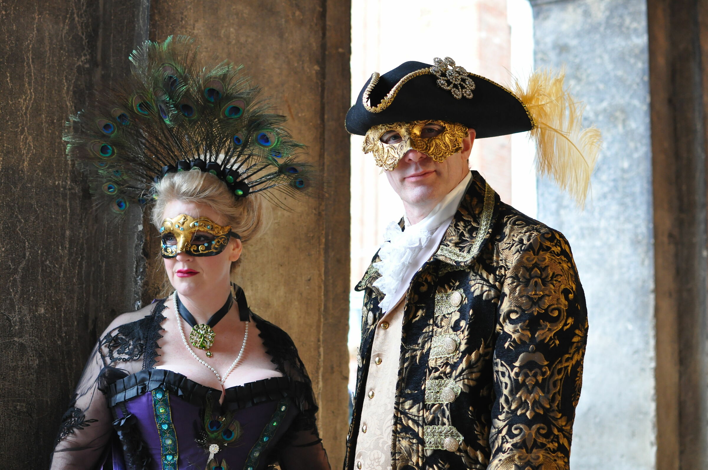 Sotto i portici a Venezia