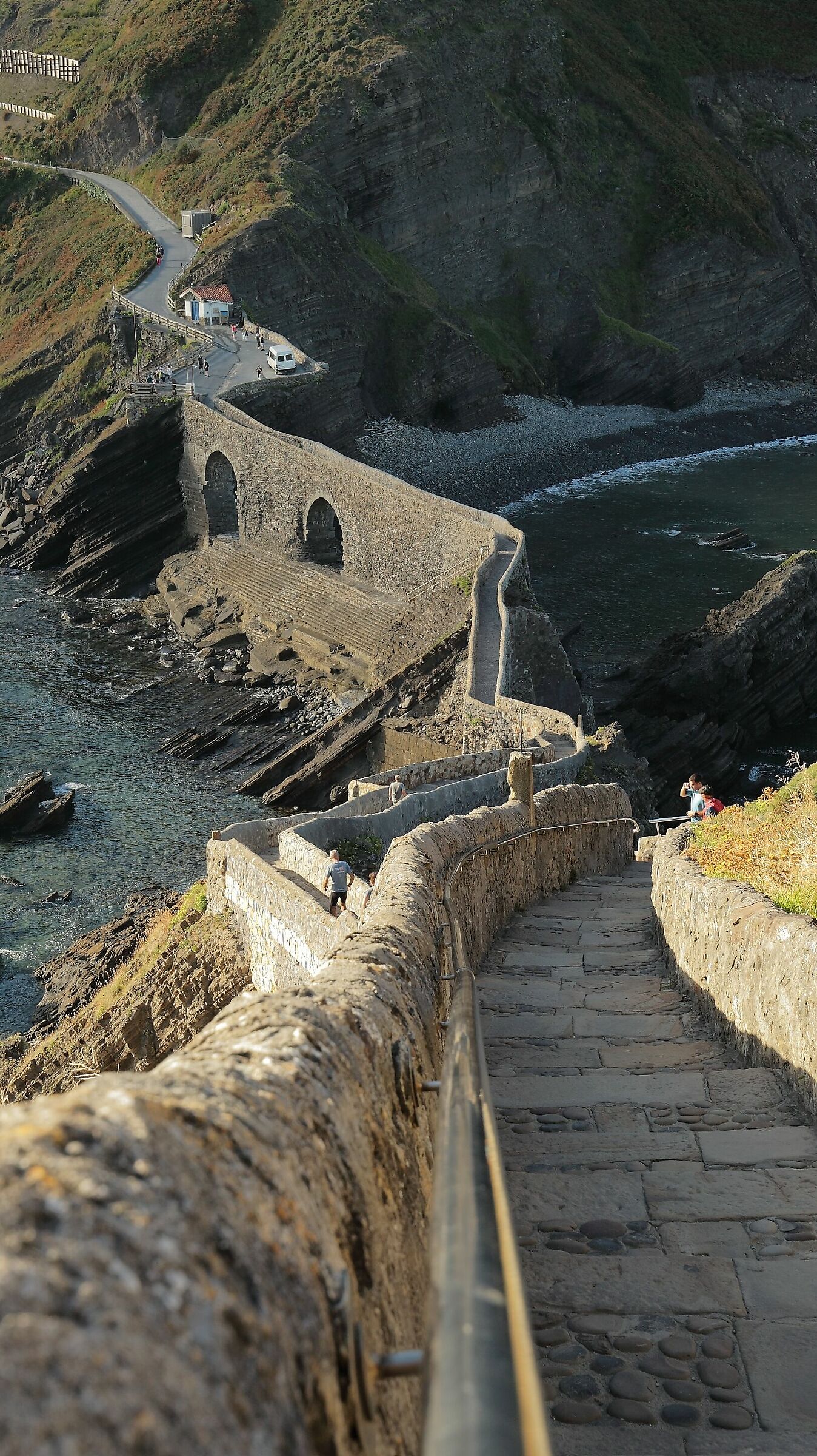 Gaztelugatxe, clapperboard shoots the series.