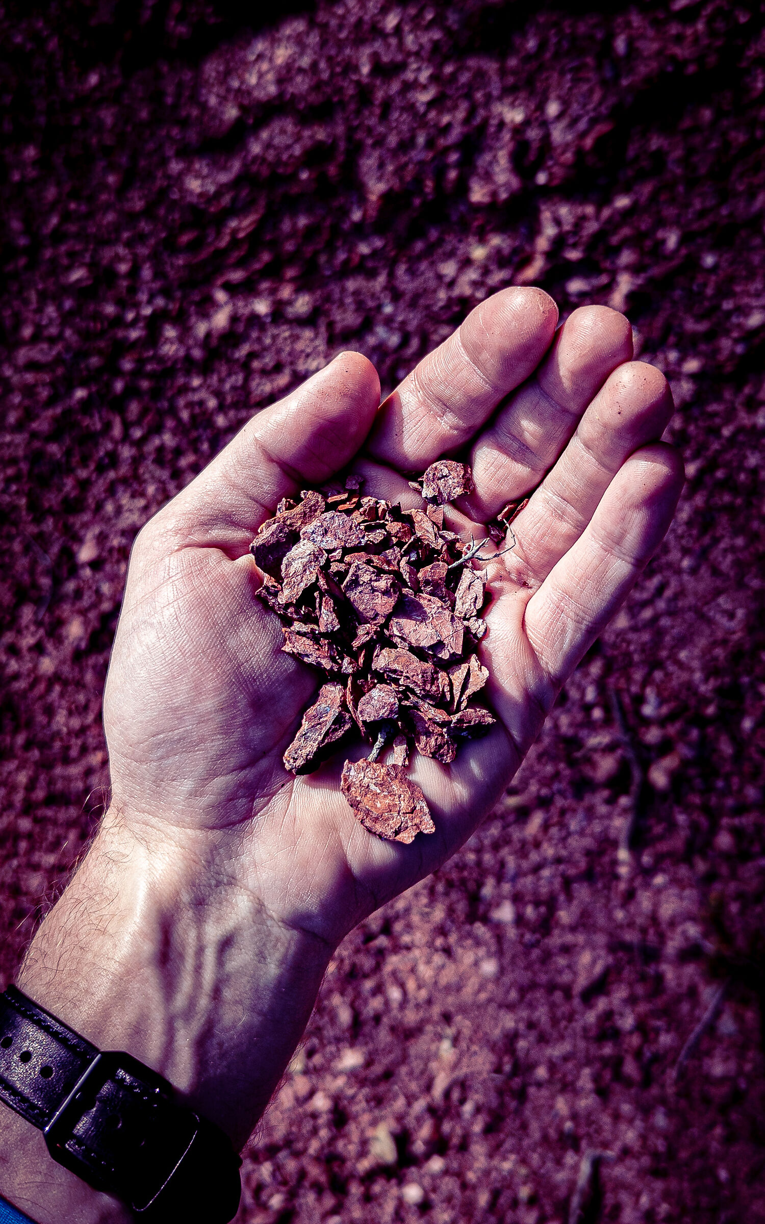 Fatigue can be seen in the hands