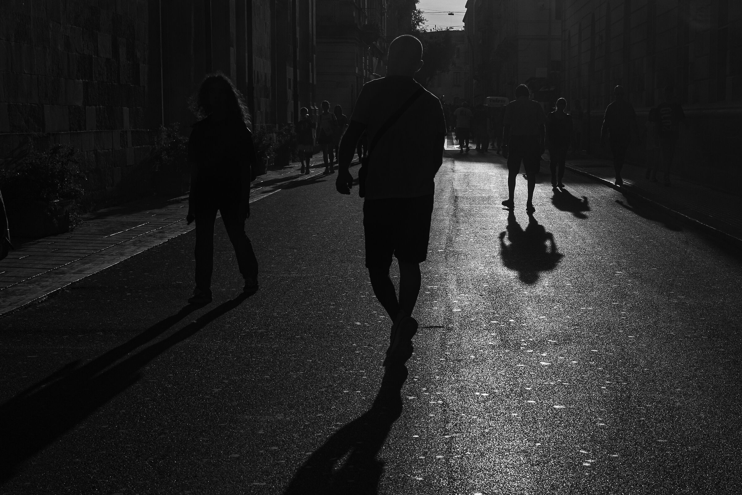 Immagini dell'istantanea sulla strada.