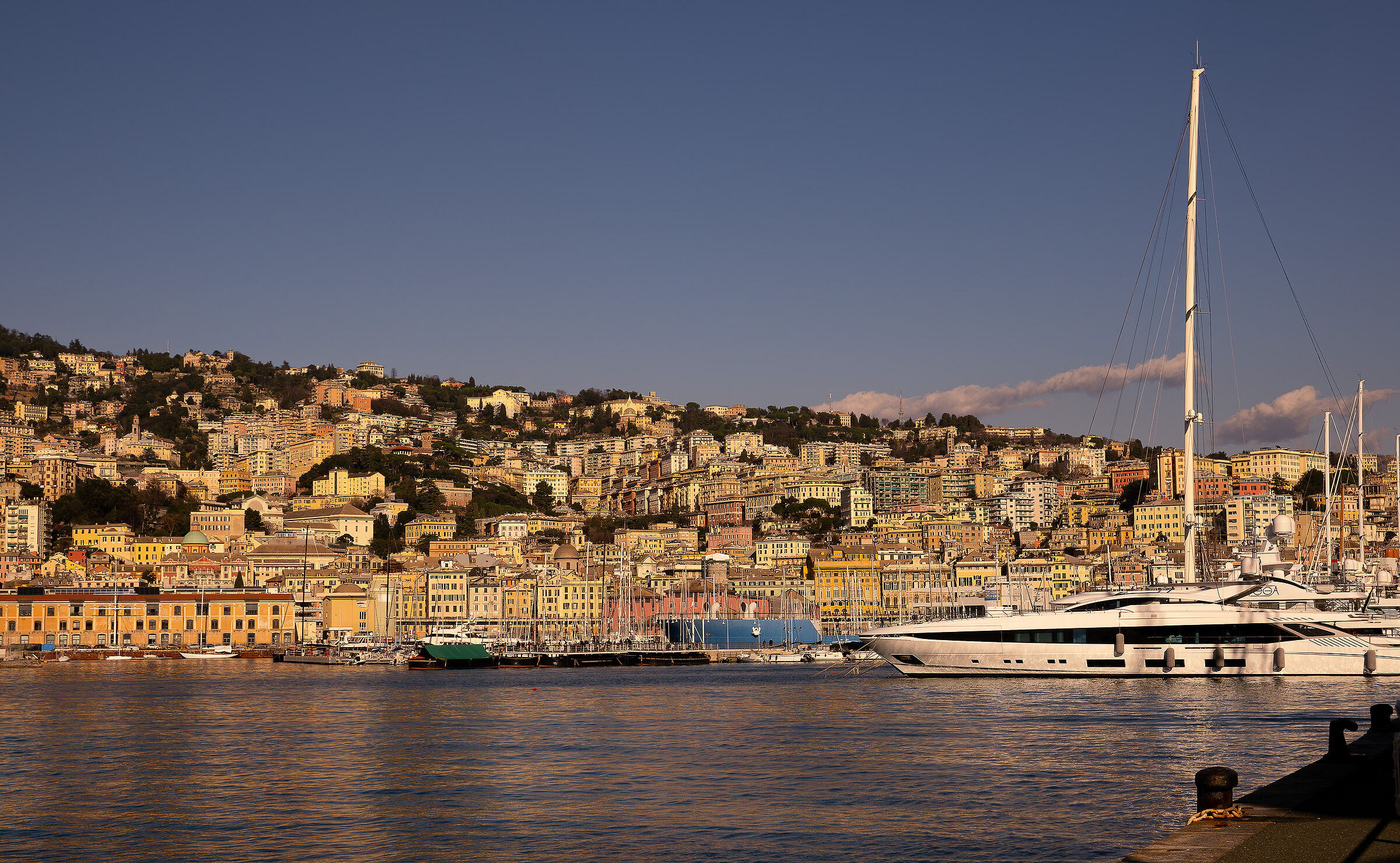 Genoa - View from the old port