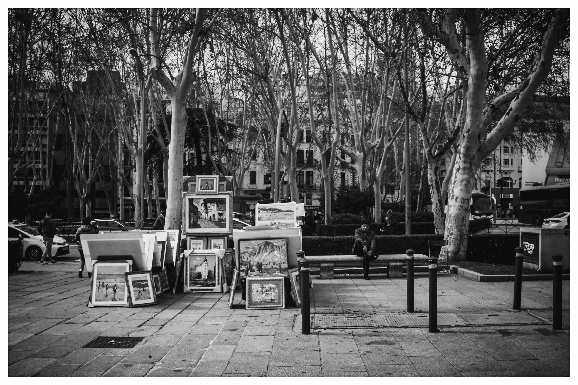 Street vendors.