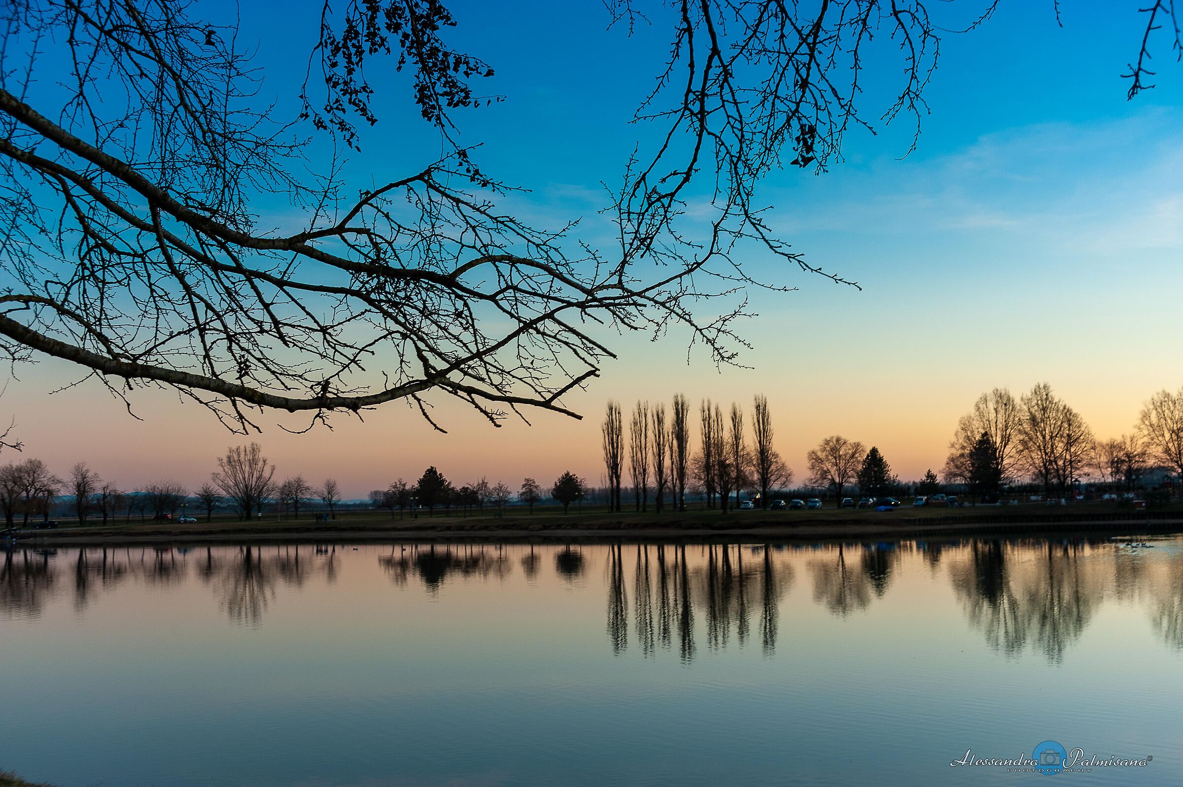 Sunset at Lake Elm