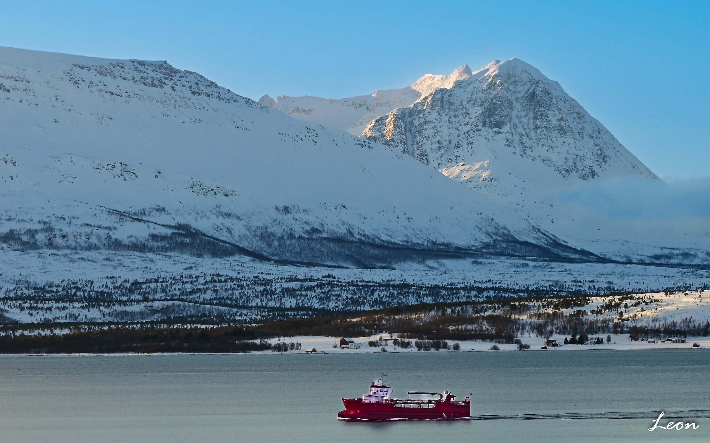 montagne nei dintorni di Tromsø