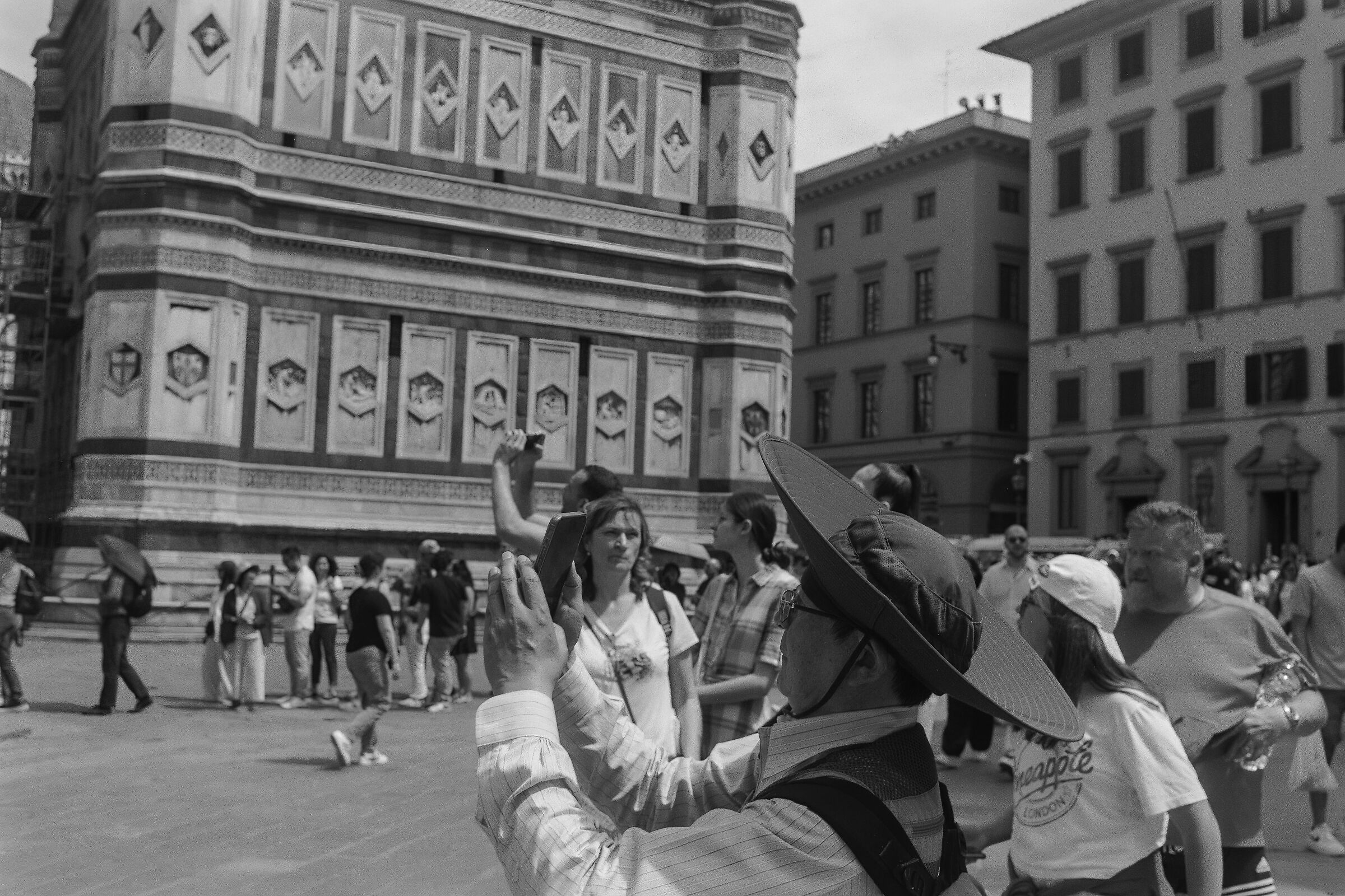 Florence with hat on