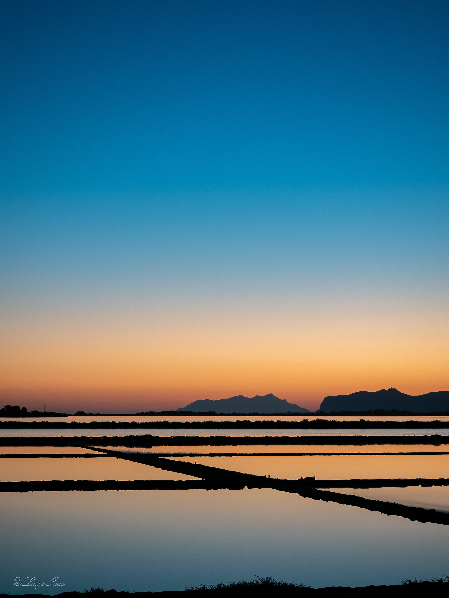 Tramonto sulle Saline di Marsala...