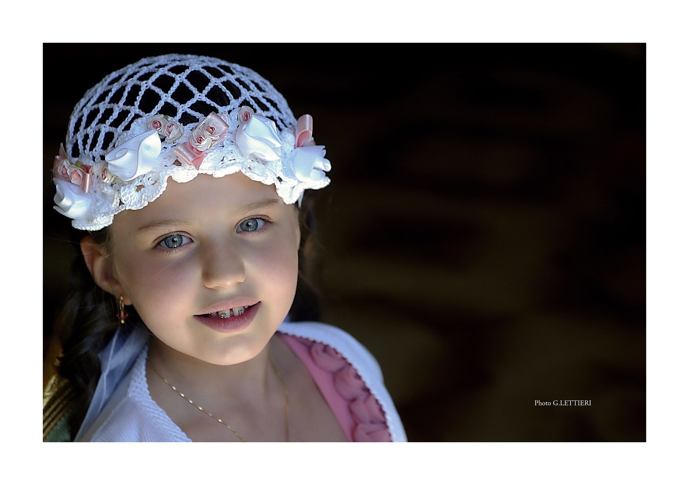 In posa...per papà.