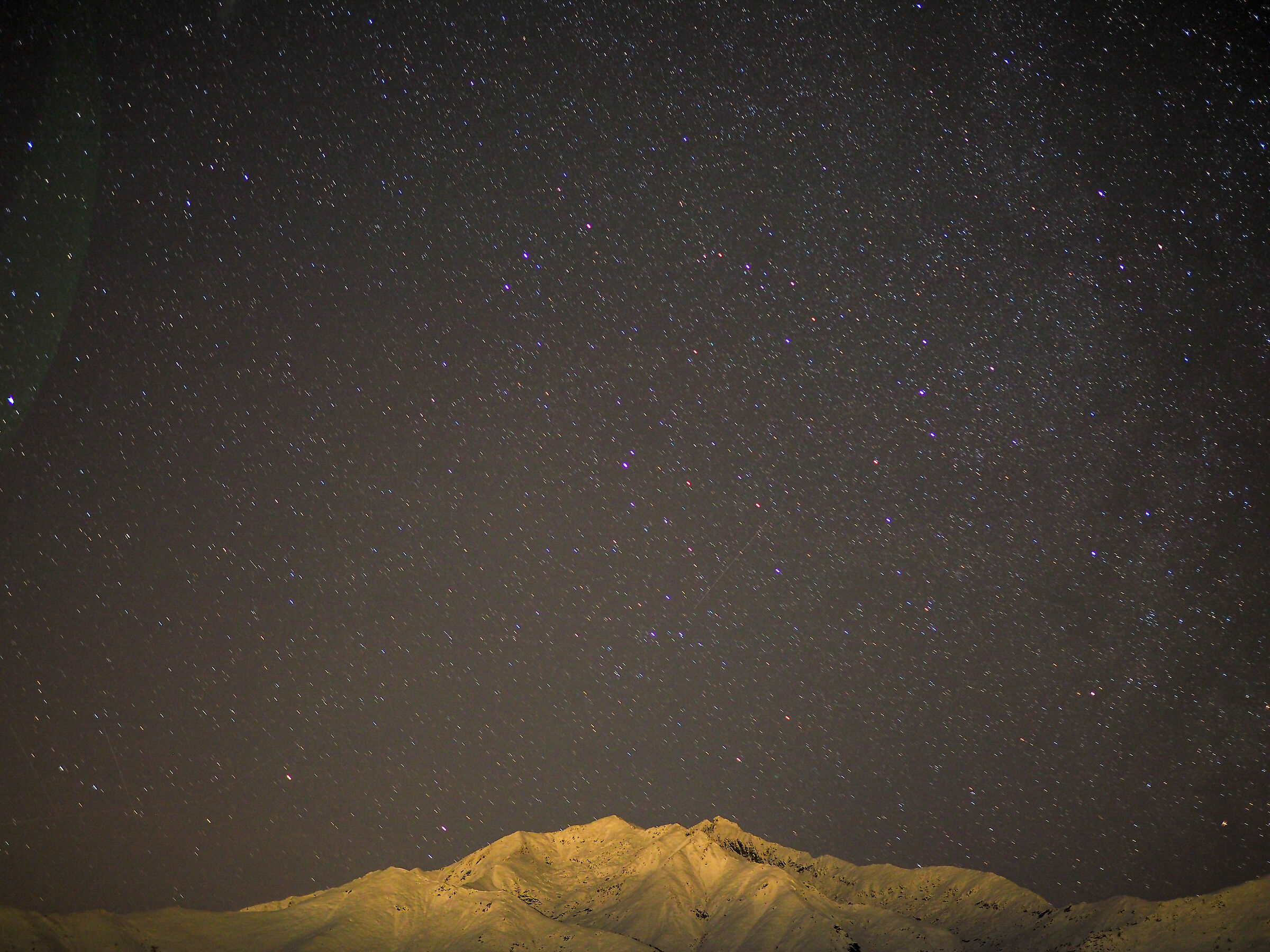 Monte Bo sotto le stelle