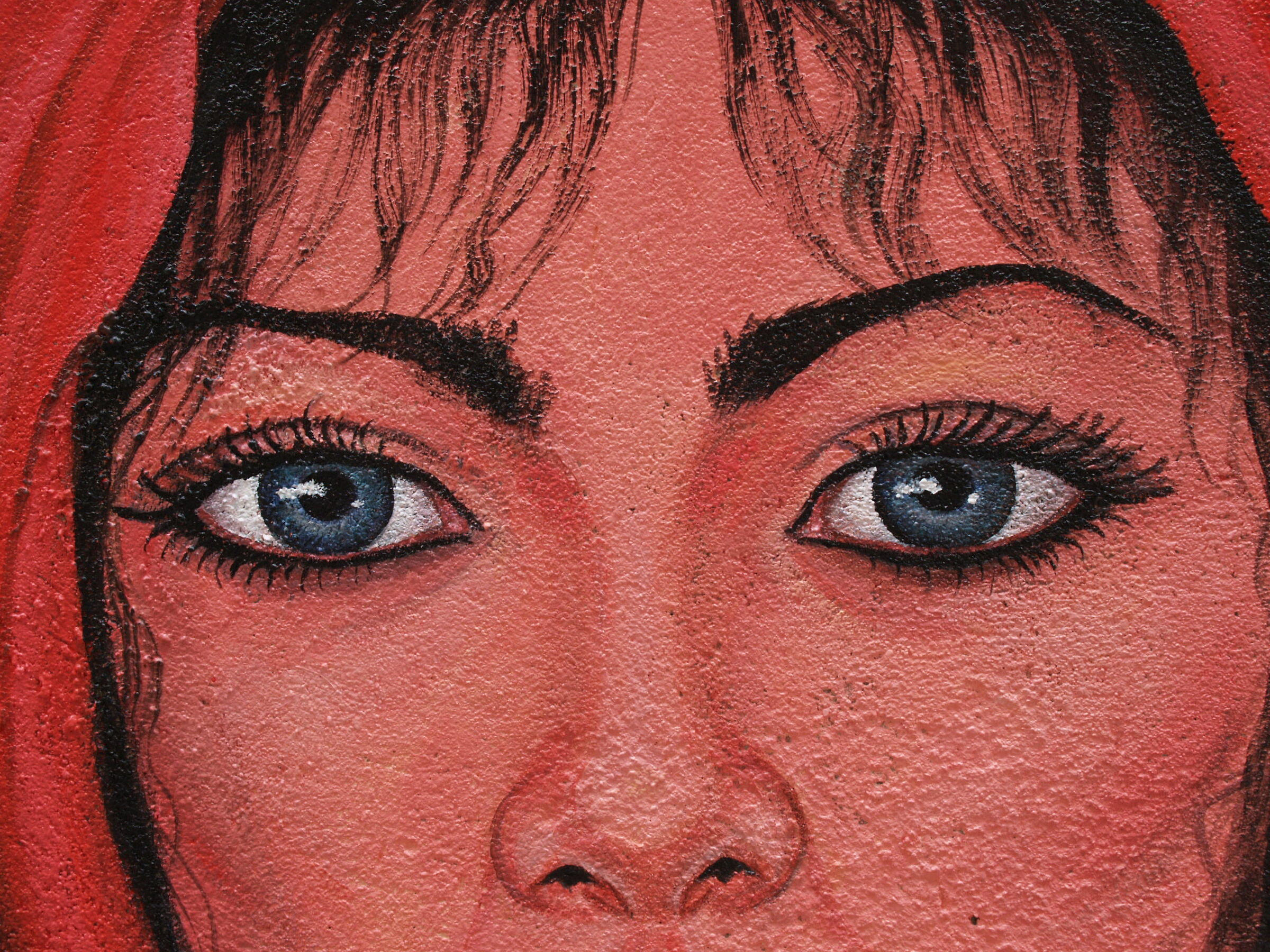 "Be kind always" - piercing gaze