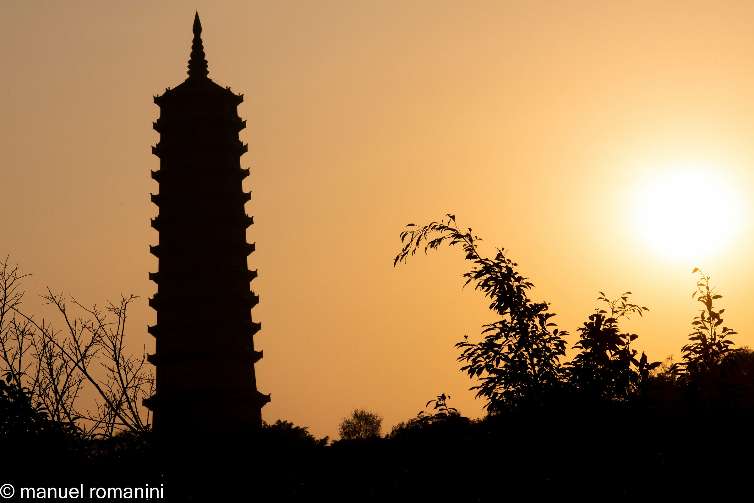 Ninh Binh - Bai Dinh Pagoda - Tramonto