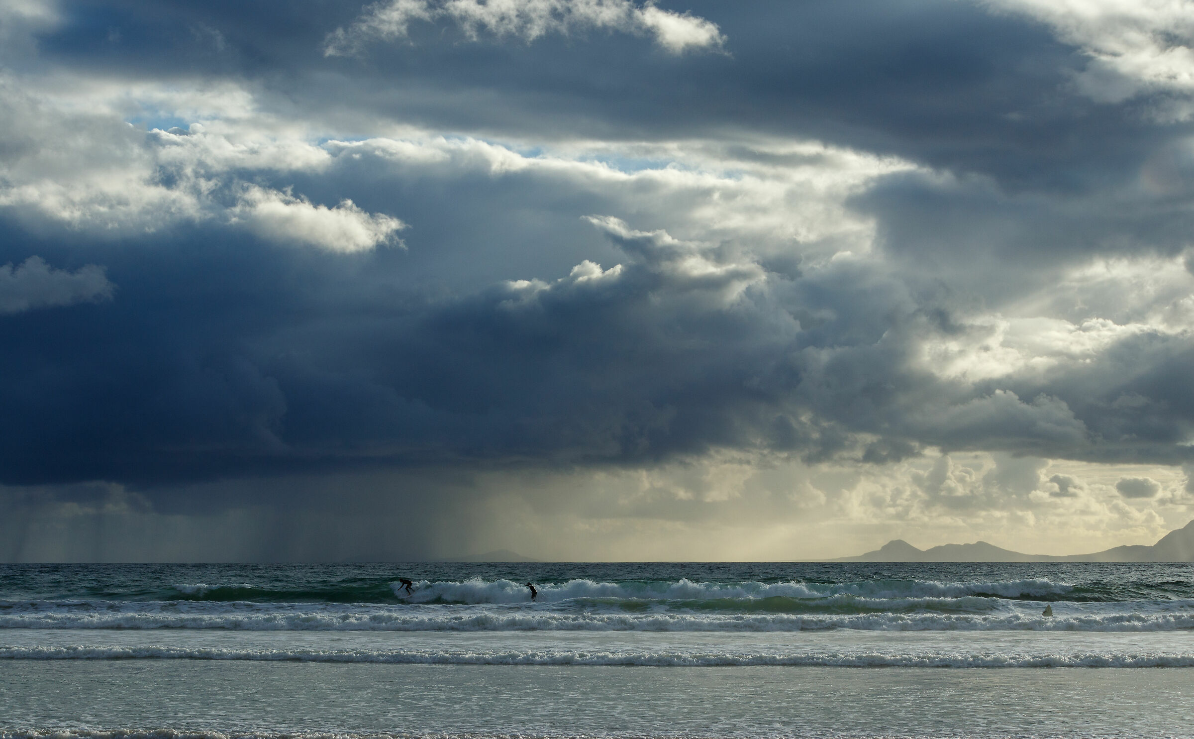 Tempesta di pioggia in arrivo