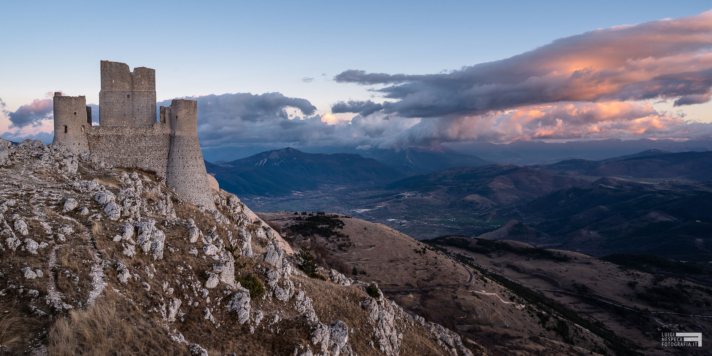 Il castello di Rocca Calascio - Tramonto