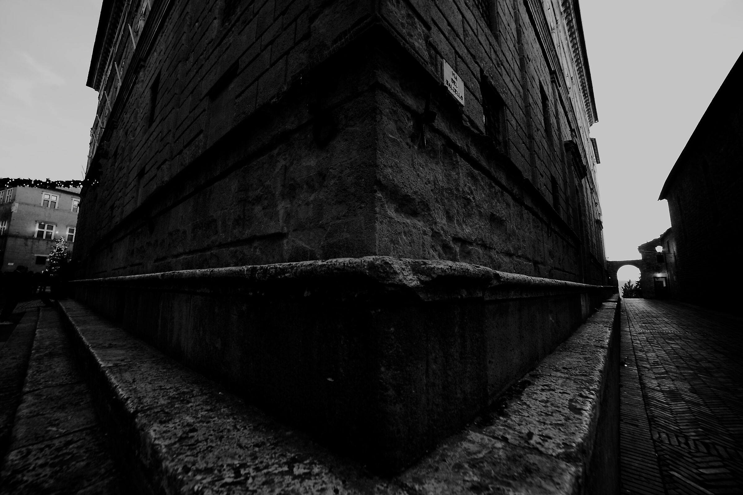 I contrafforti di Palazzo Piccolomini