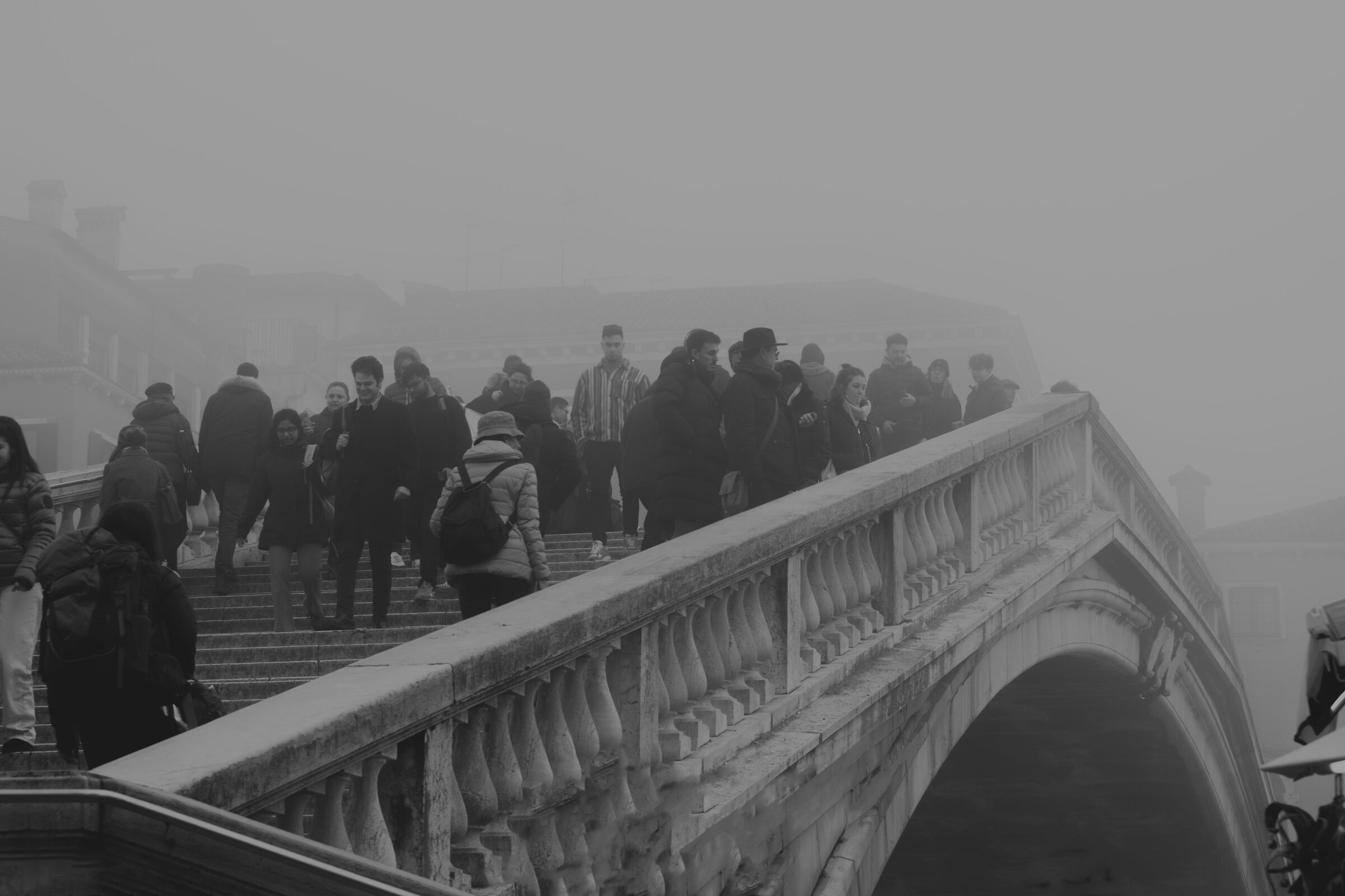 Venice. Looking for you in the fog