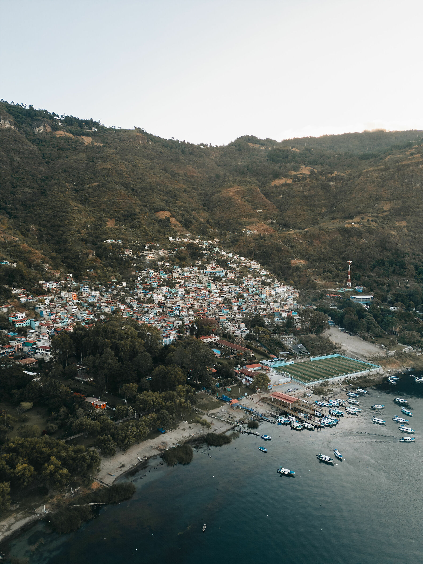 Vista aerea di Santa Catarina Palopó