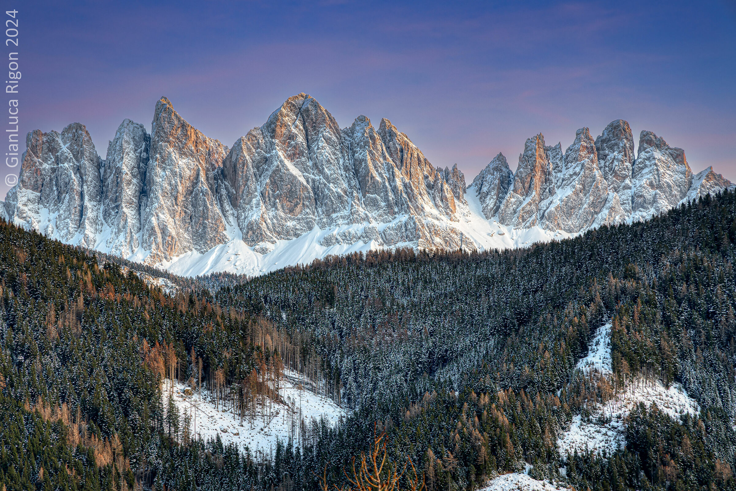 The Odle seen from the Plose