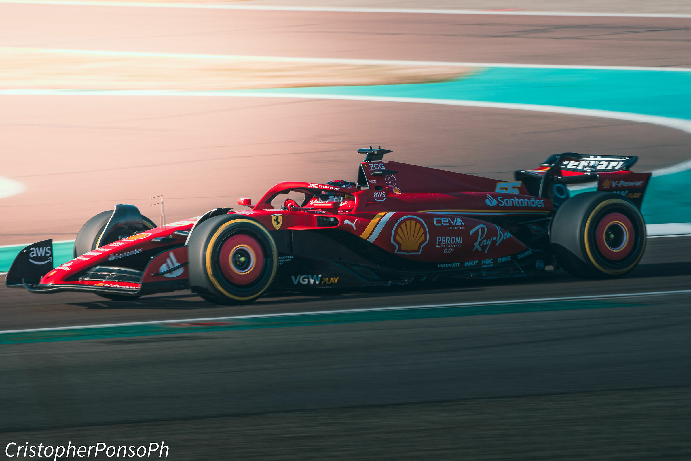 Carlos Sainz jr Fiorano Filming day 2