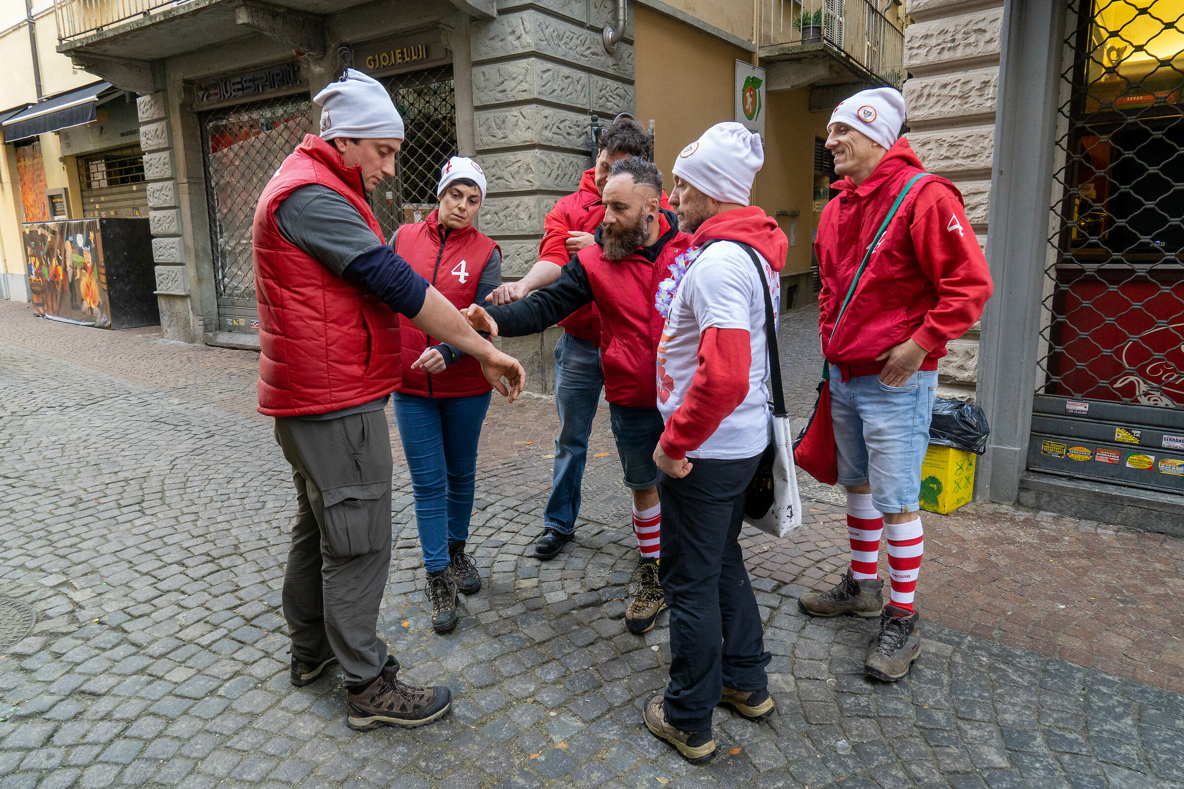 Ivrea: previous damage is noted...