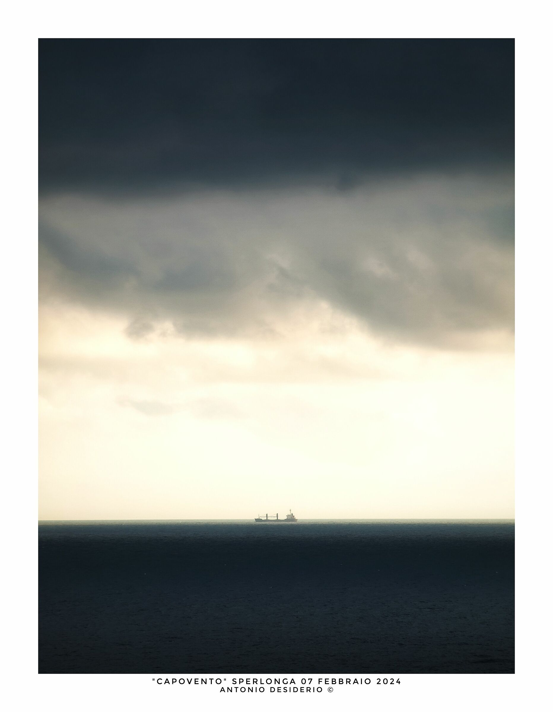 There in the middle of the sea....