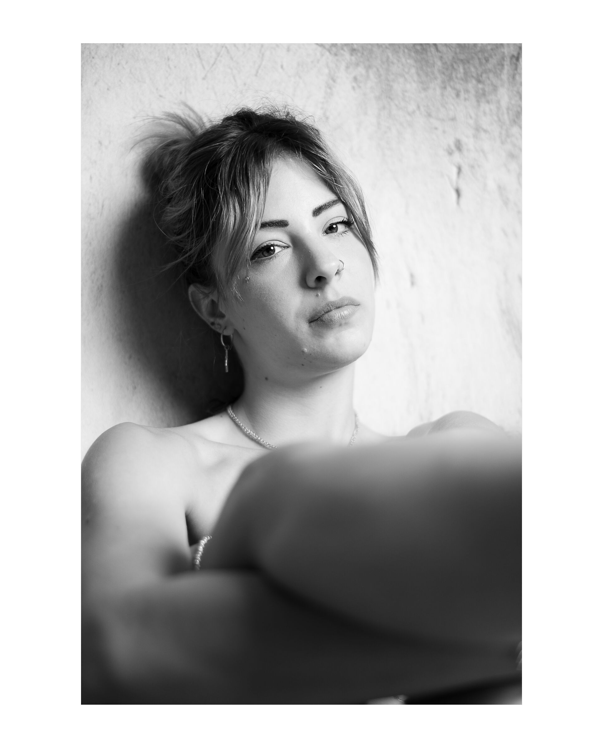 Pamela in studio portrait