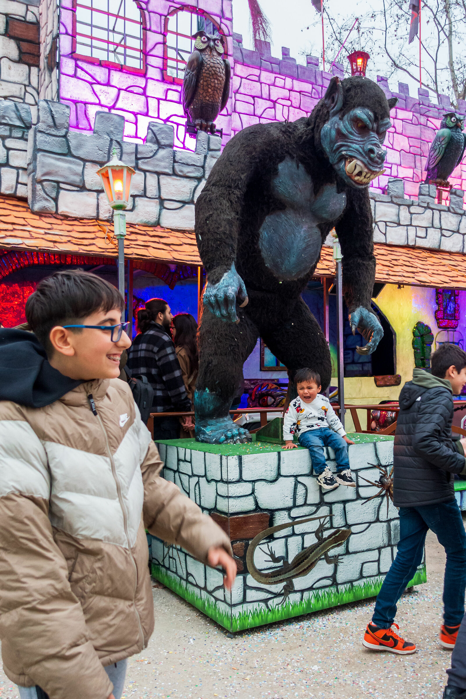 In the clutches of the gorilla