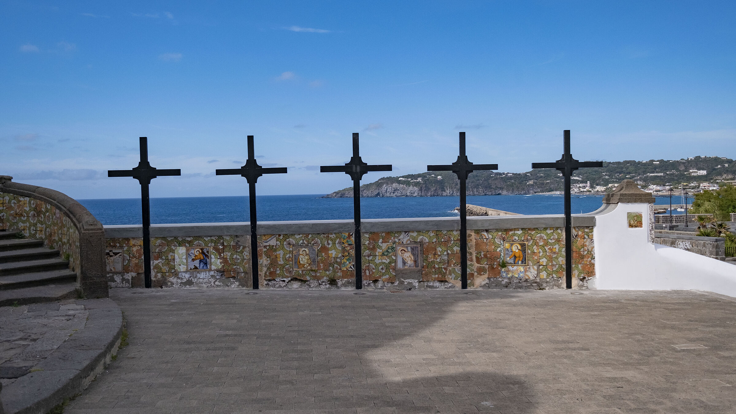 Il panorama dalla chiesa del Soccorso