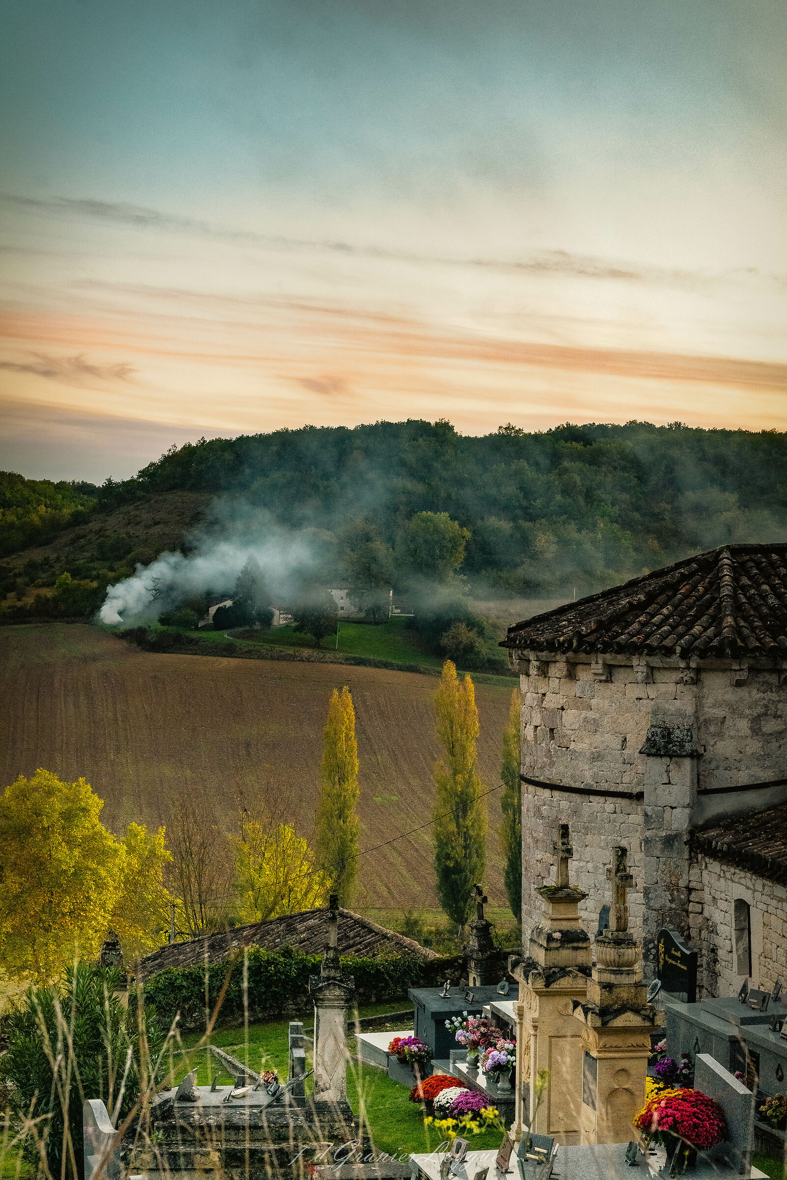 Between heaven and earth, Bournac church