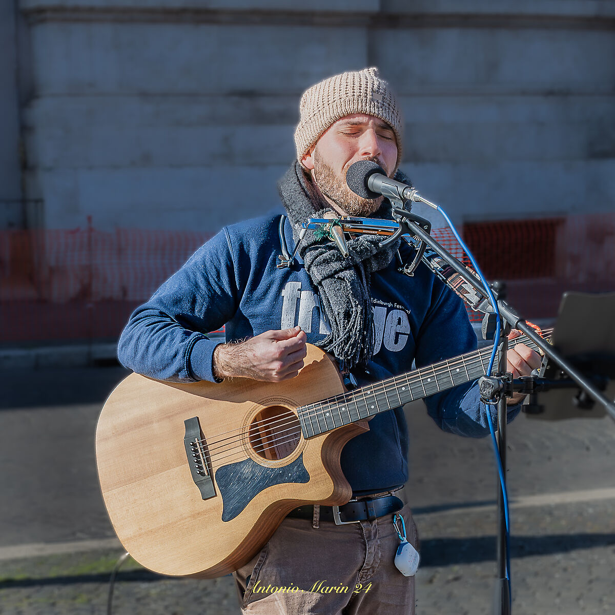 street singer Piazza Navona Rome