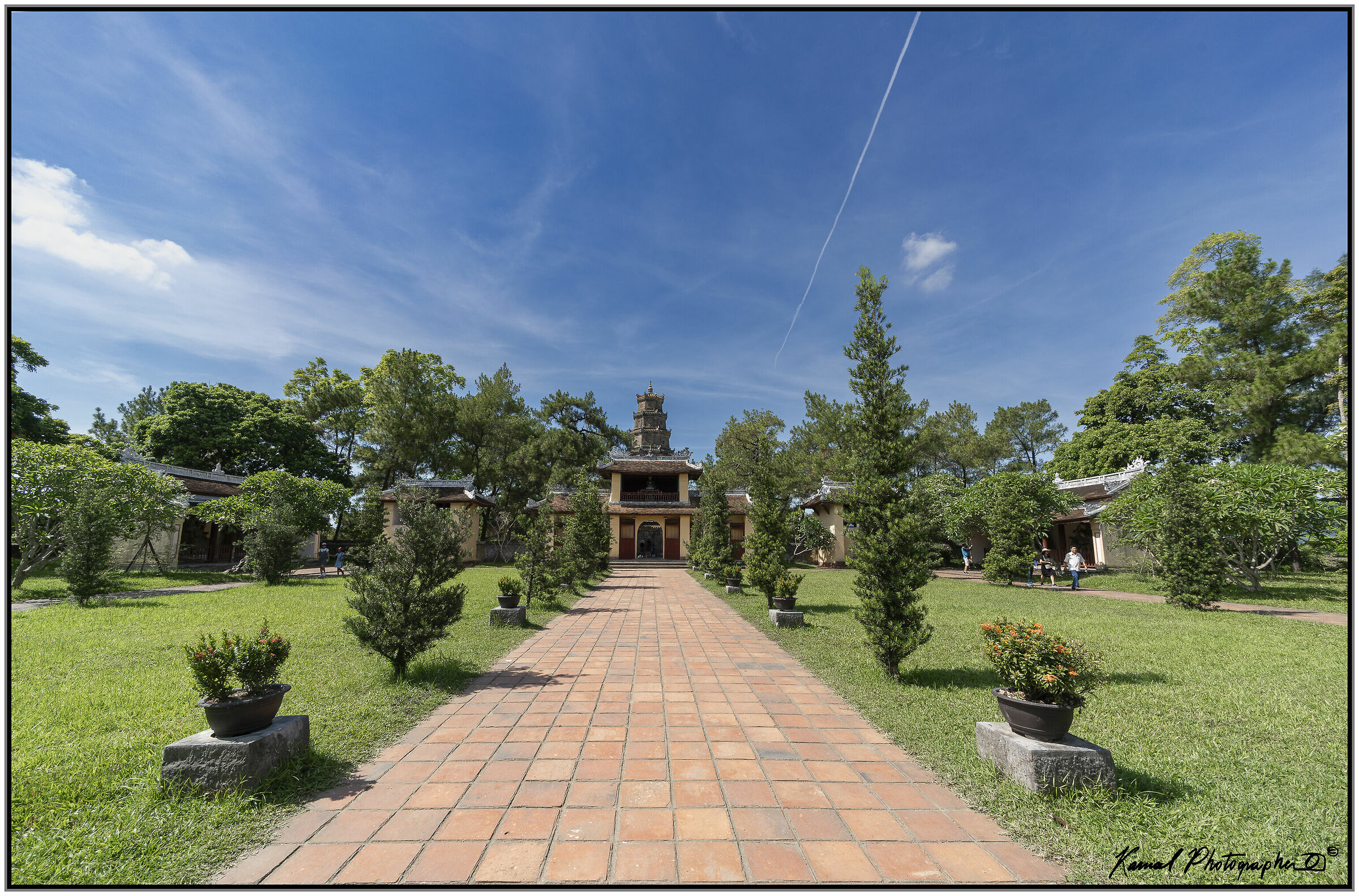Thien Mu Pagoda, western area of Huè (Vietnam)